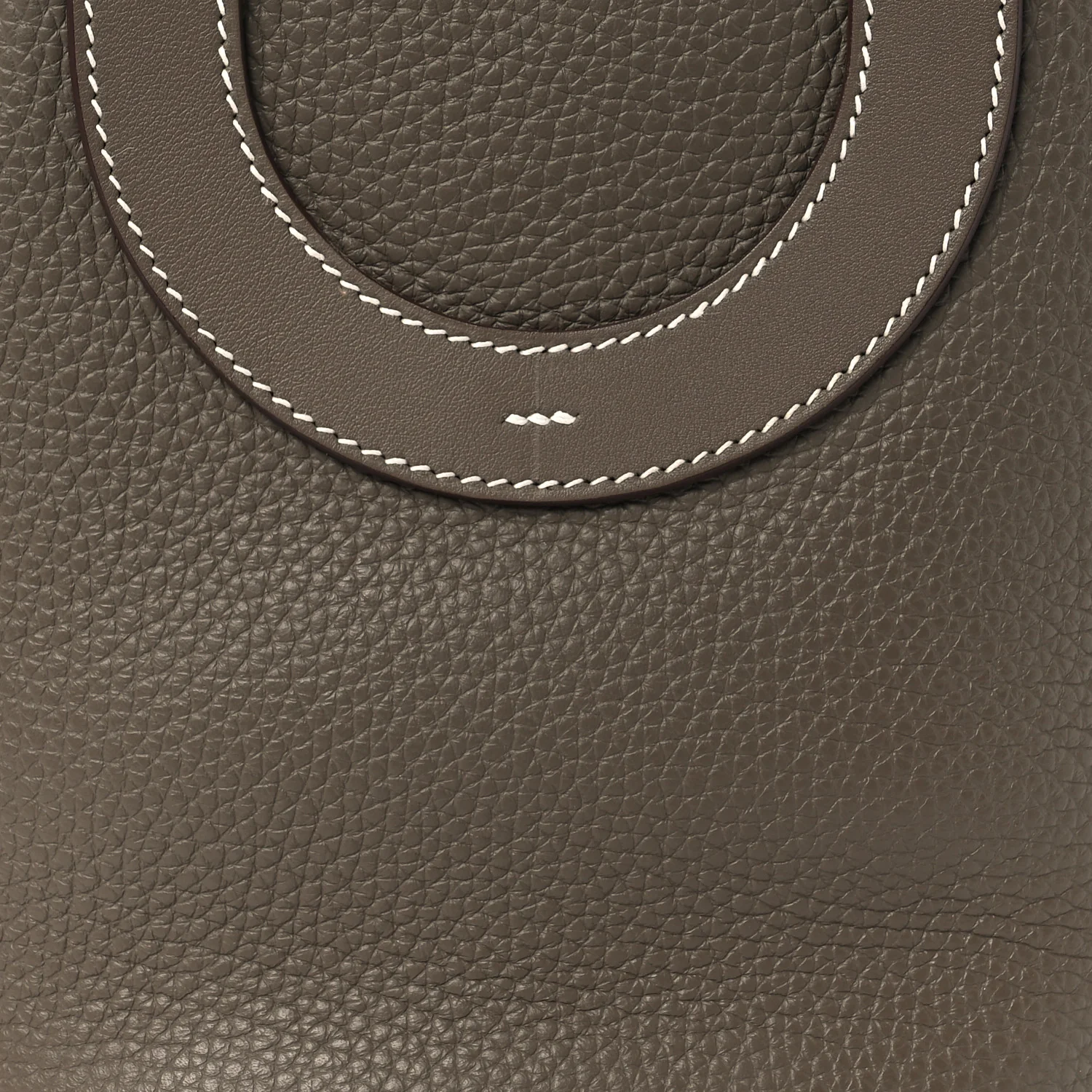 Taurillon Clemence Swift In-The-Loop 18 Bag Etoupe - Image 8