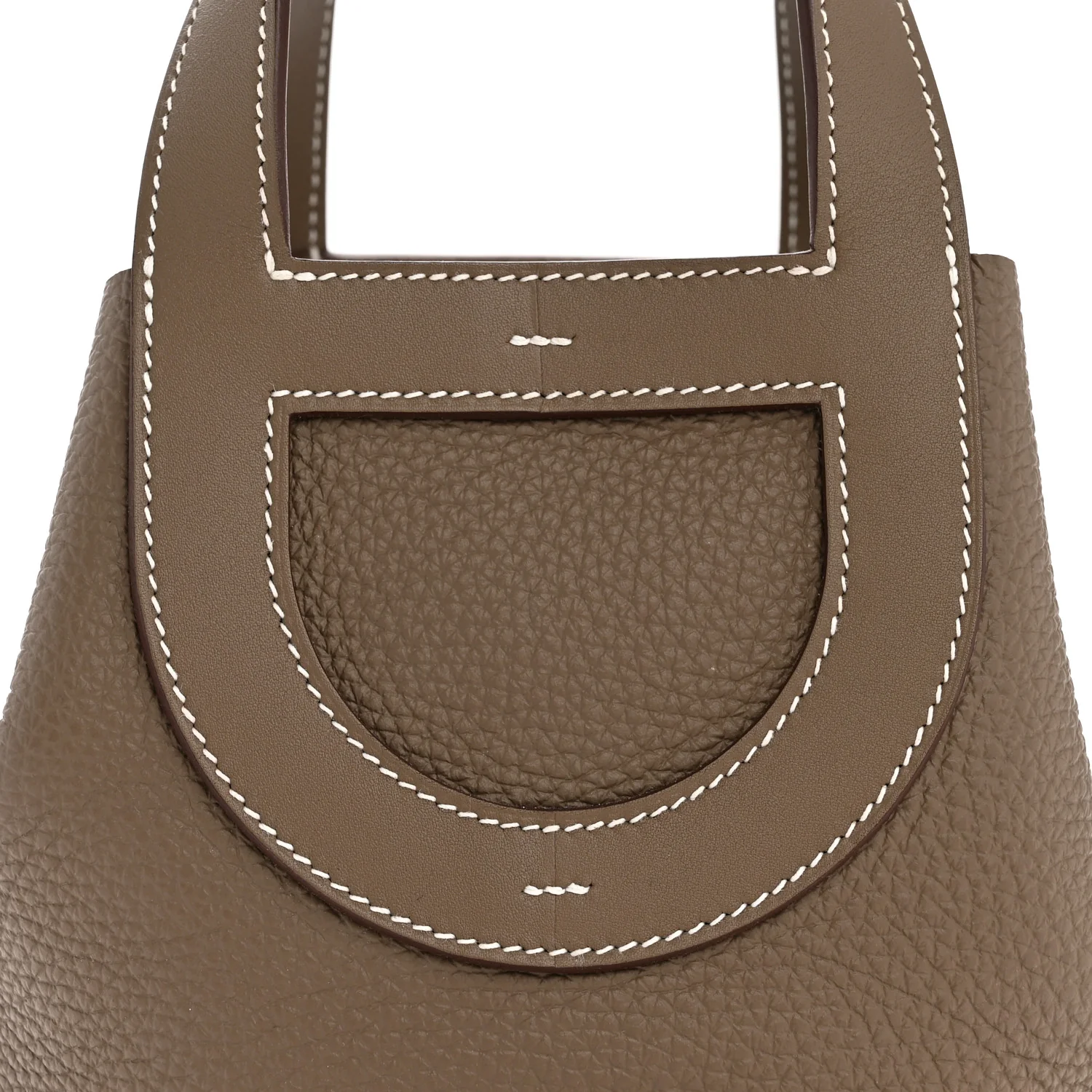 Taurillon Clemence Swift In-The-Loop 18 Bag Etoupe - Image 8