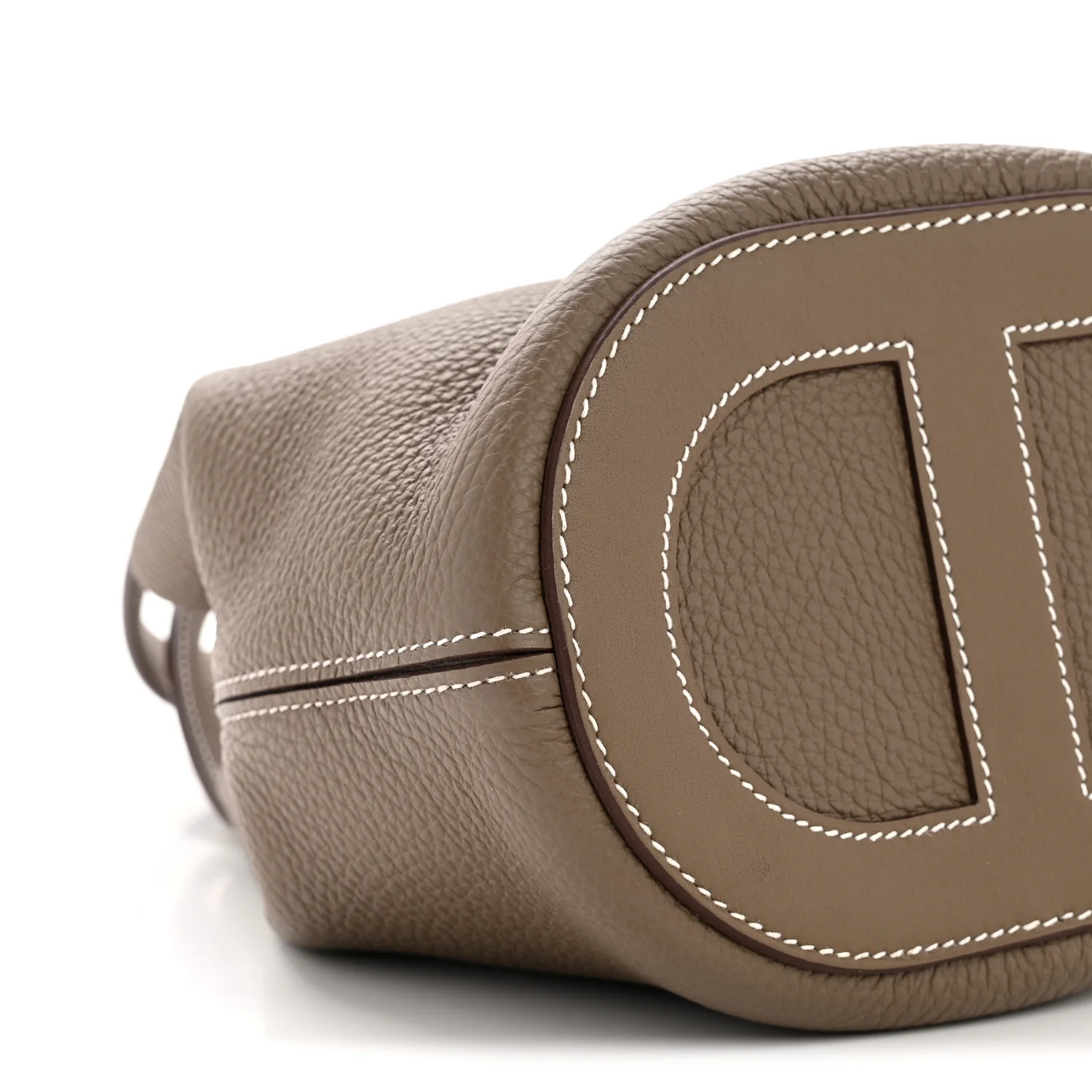 Taurillon Clemence Swift In-The-Loop 18 Bag Etoupe - Image 9