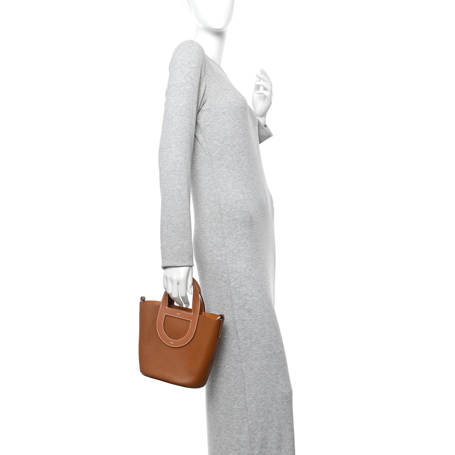 Taurillon Clemence Swift In-The-Loop 18 Bag Gold - Image 2