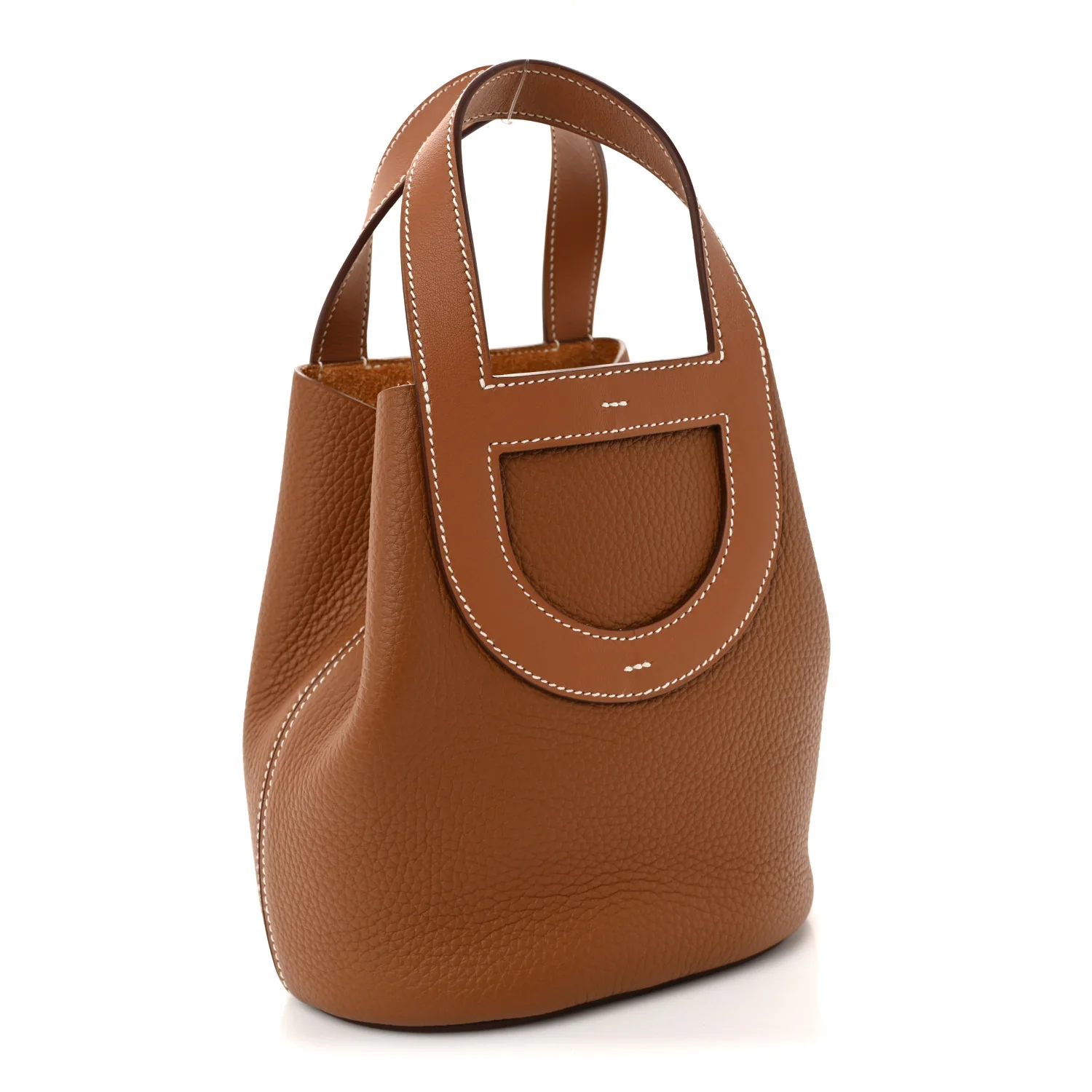 Taurillon Clemence Swift In-The-Loop 18 Bag Gold - Image 3