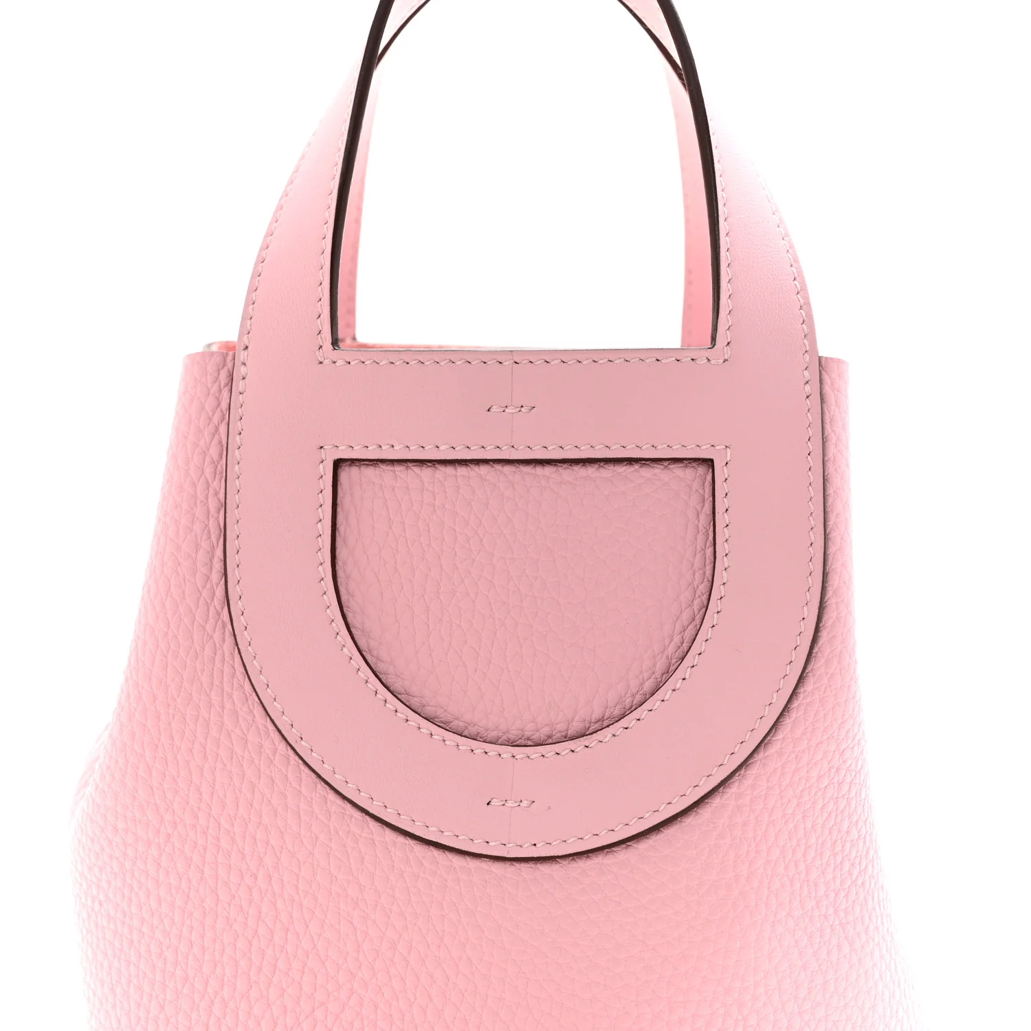 Taurillon Clemence Swift In-The-Loop 18 Bag Rose Sakura - Image 8