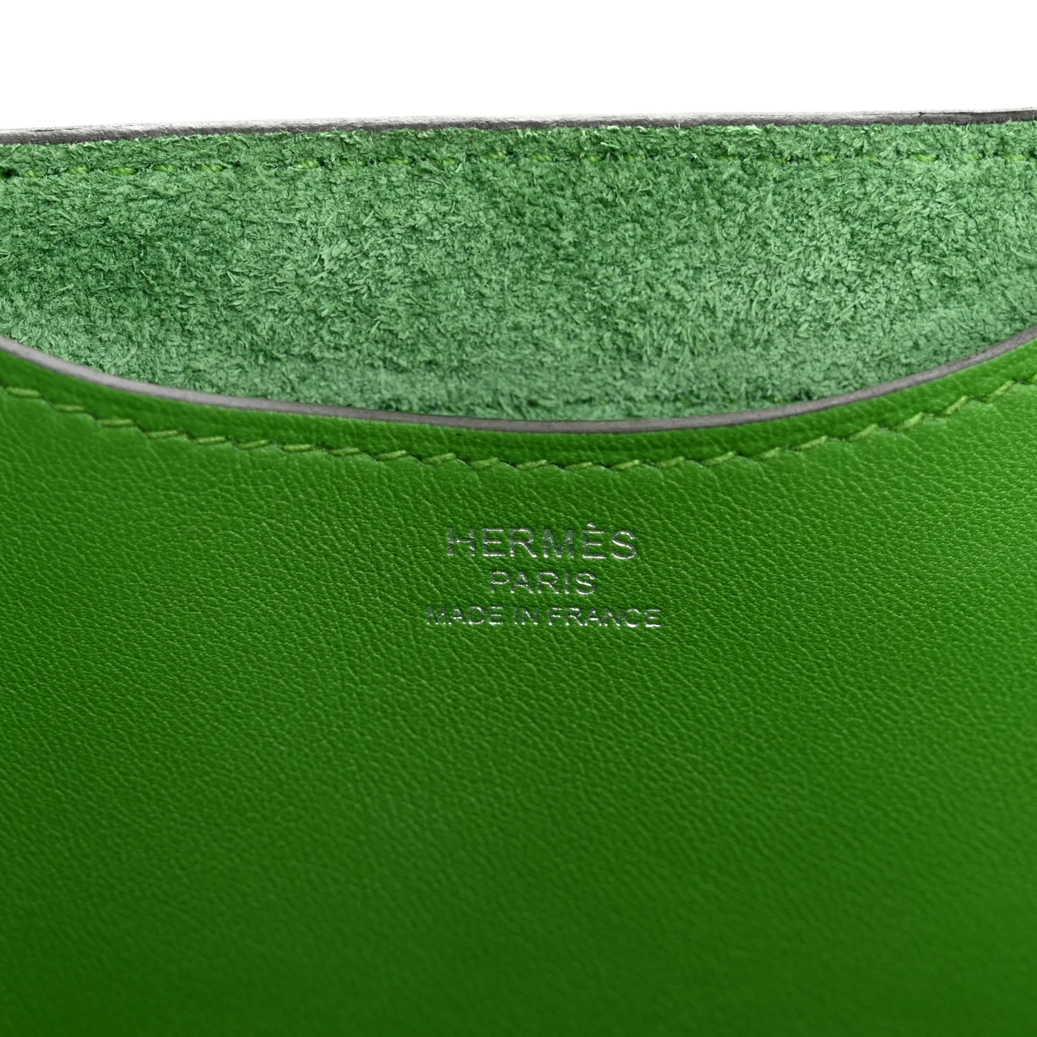 Taurillon Clemence Swift In-The-Loop 18 Bag Vert Yucca - Image 6