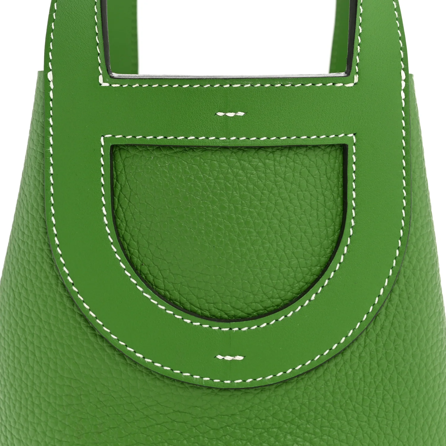 Taurillon Clemence Swift In-The-Loop 18 Bag Vert Yucca - Image 8