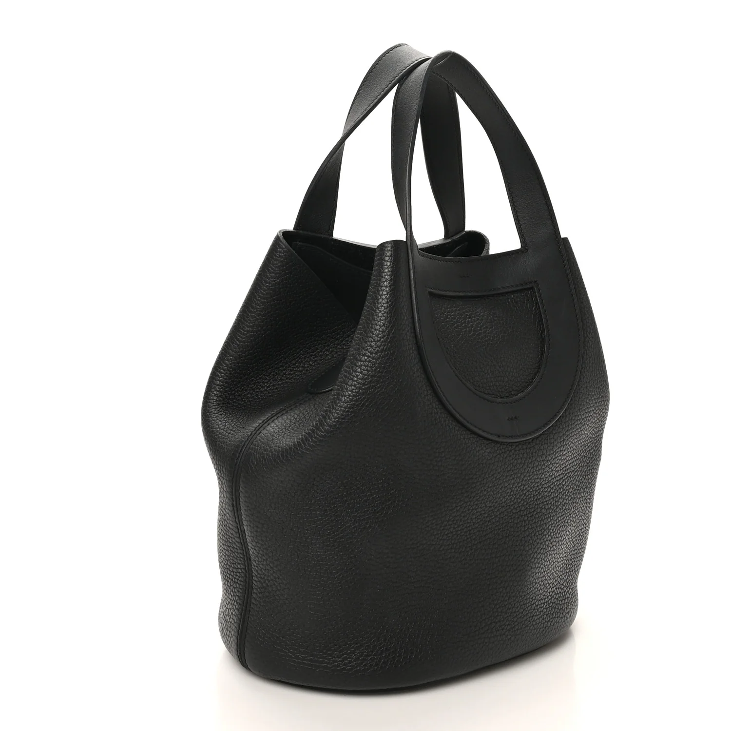 Taurillon Clemence Swift In-The-Loop 23 Bag Black - Image 3