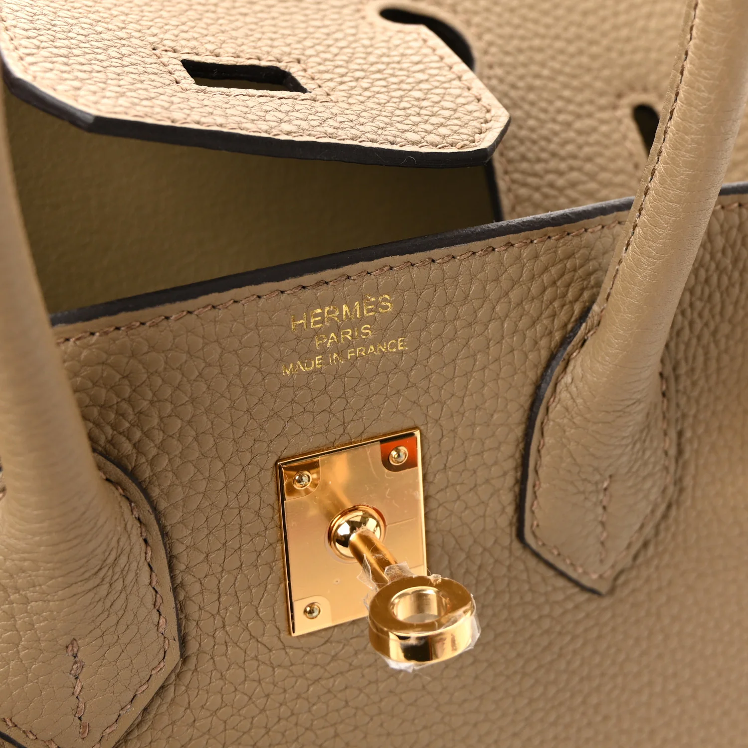 Togo Birkin 25 Beige Marfa - Image 9