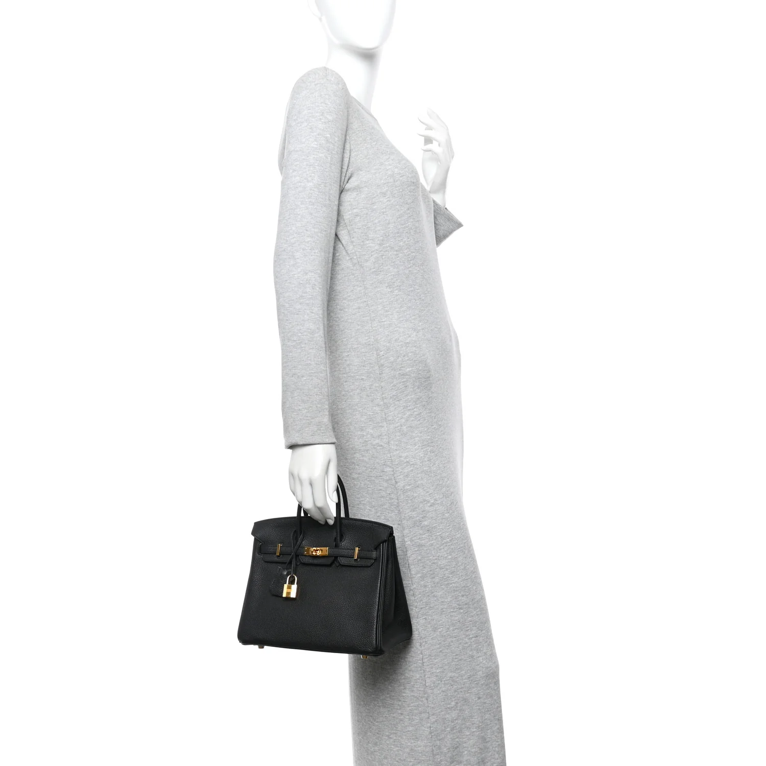 Togo Birkin 25 Black - Image 2