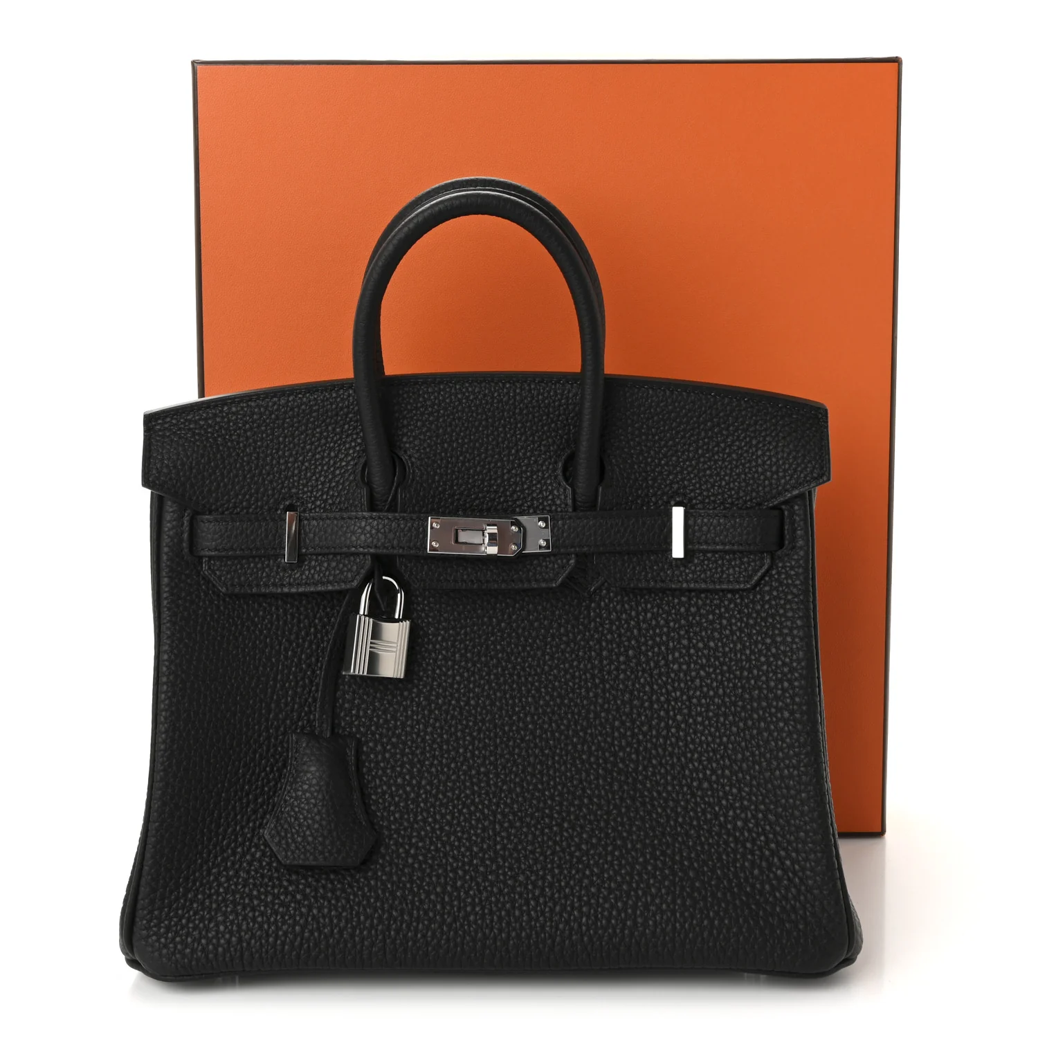 Togo Birkin 25 Black - Image 11