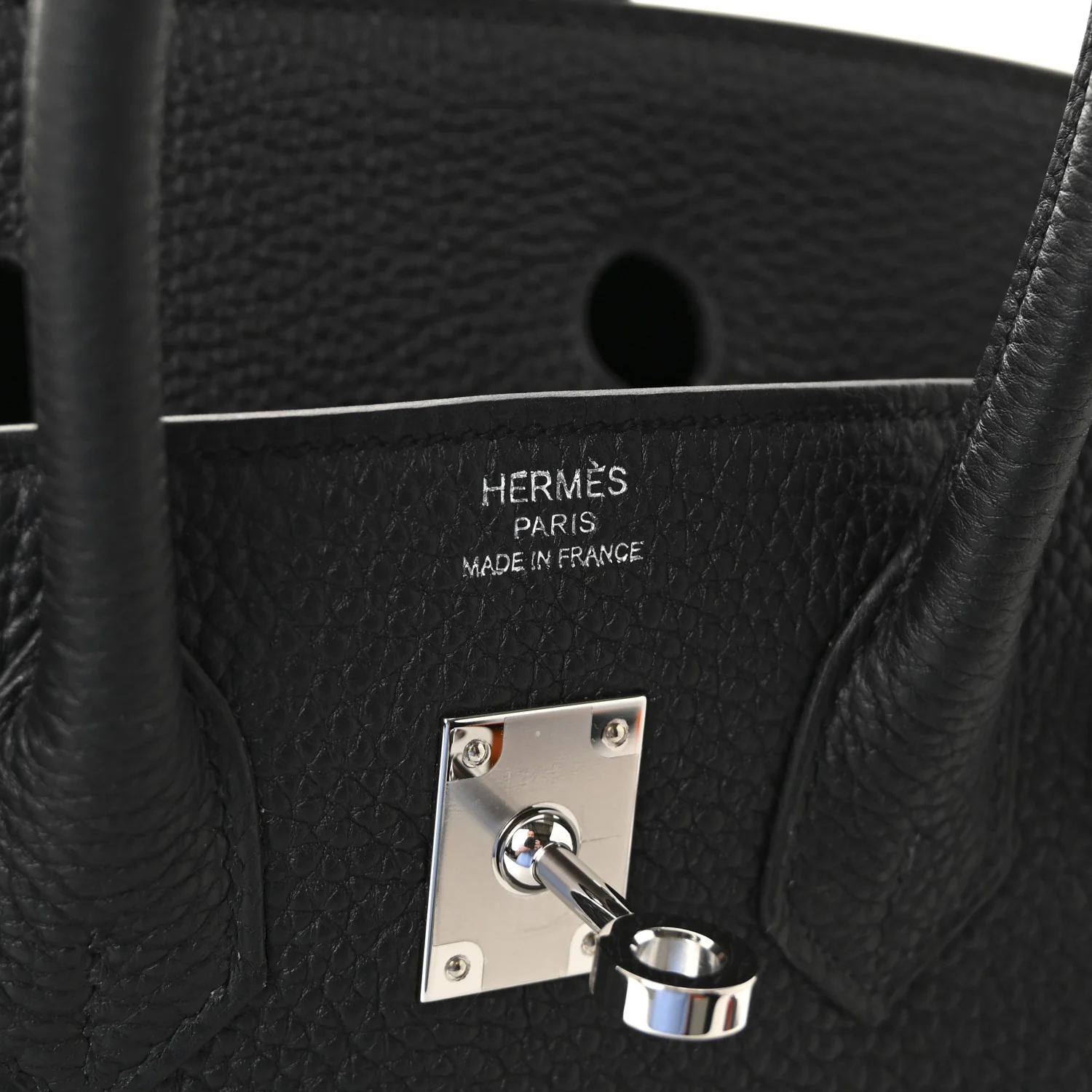 Togo Birkin 25 Black - Image 6