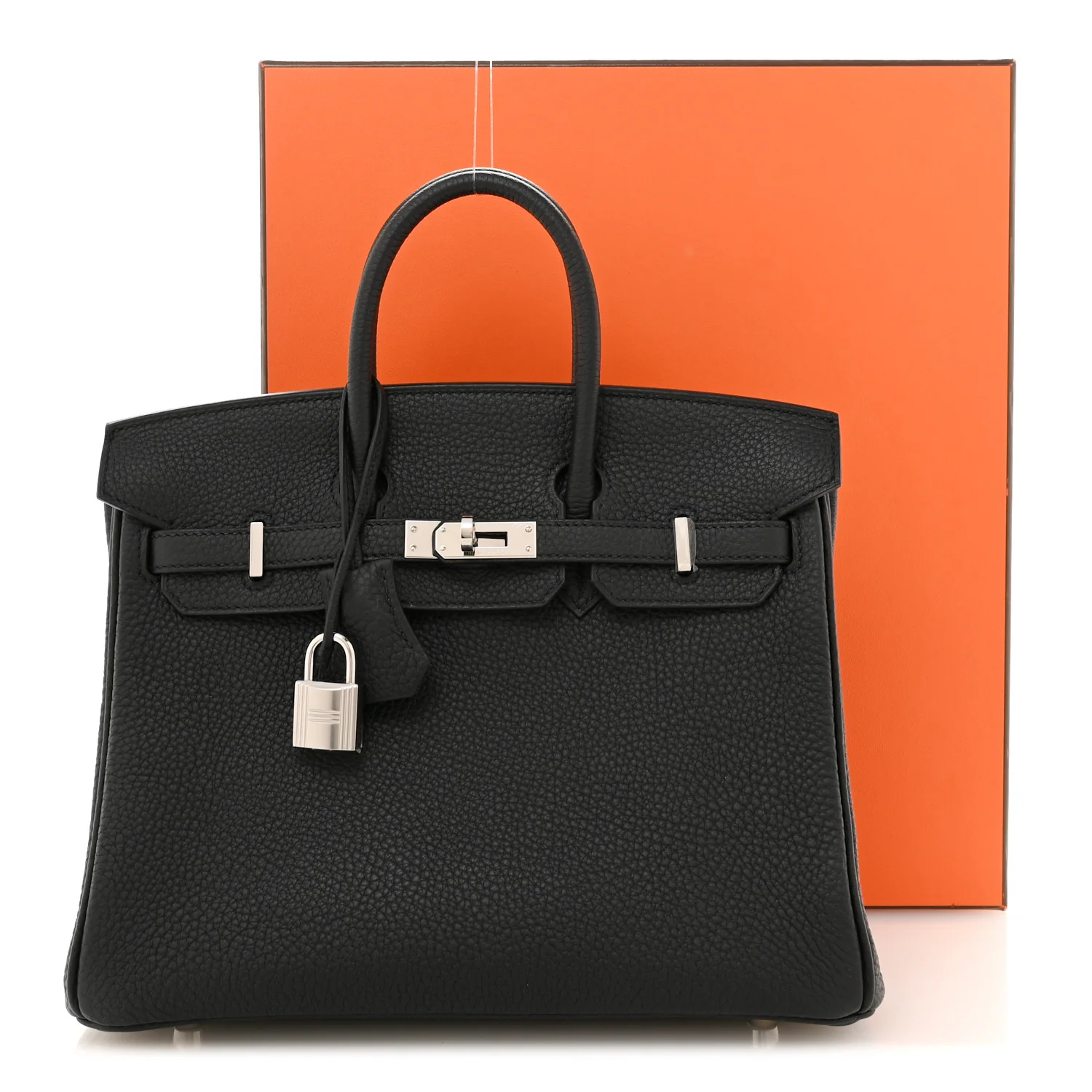 Togo Birkin 25 Black - Image 11
