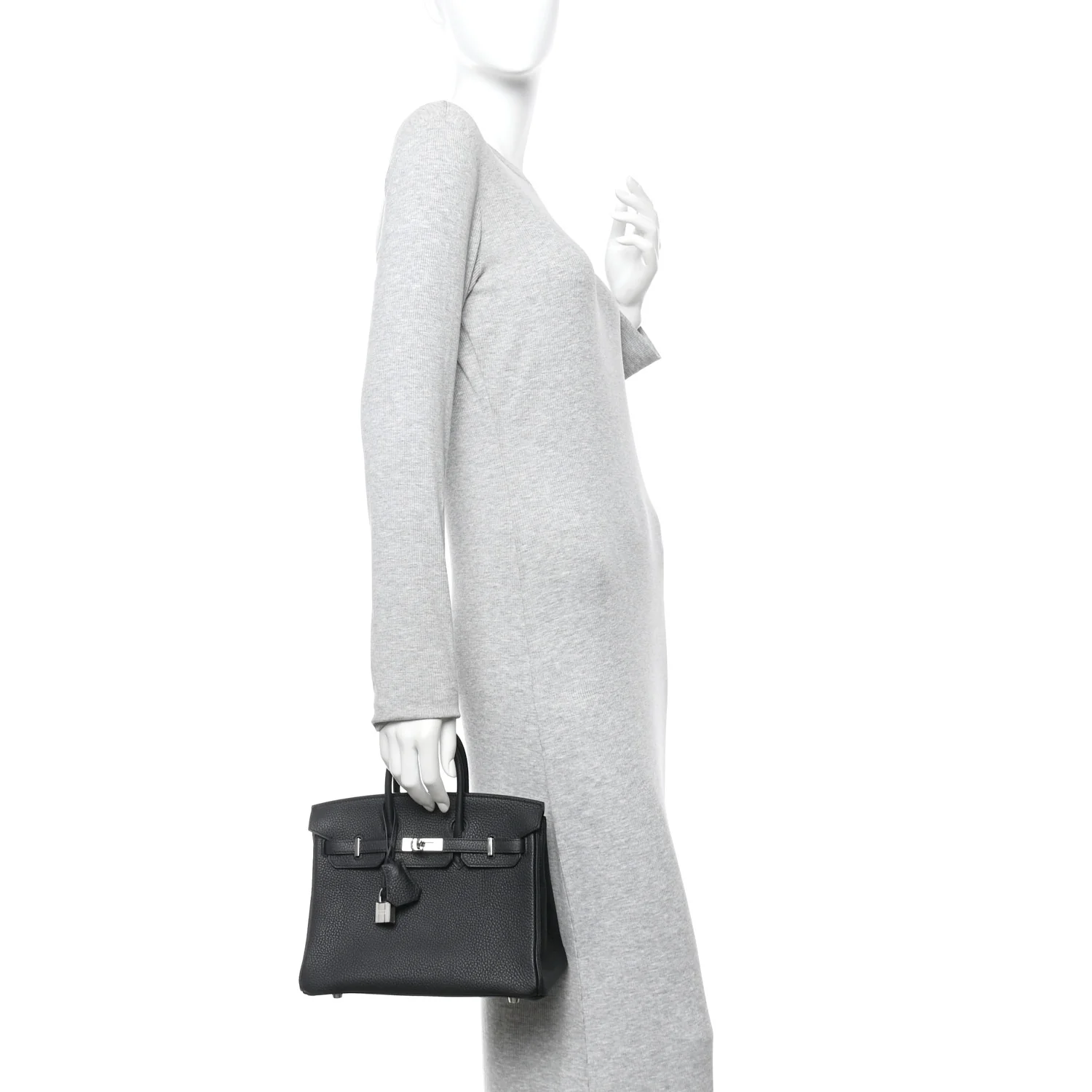Togo Birkin 25 Black - Image 2