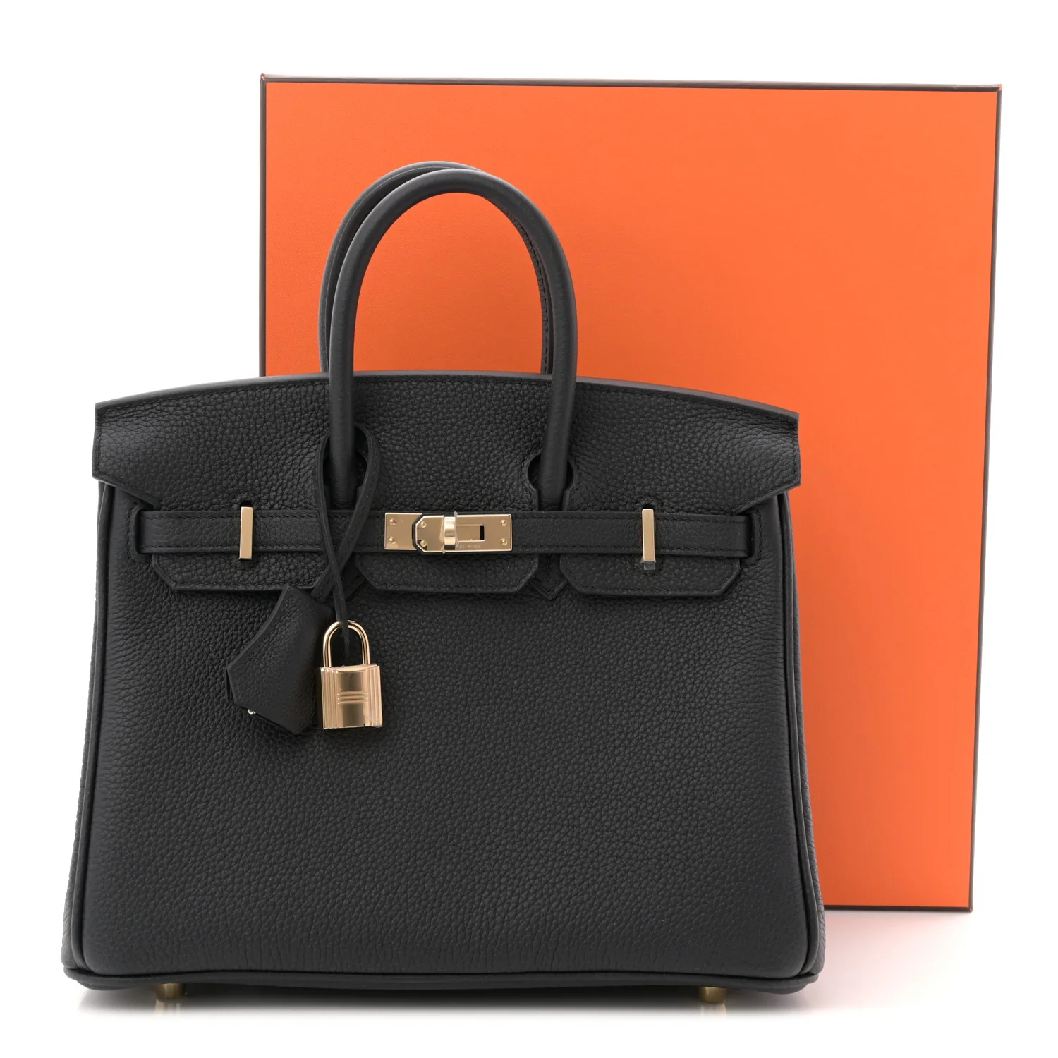 Togo Birkin 25 Black - Image 11