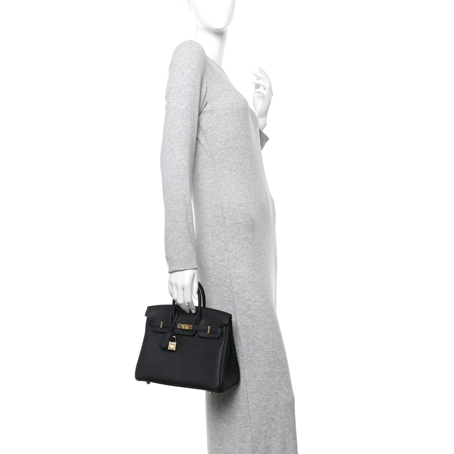 Togo Birkin 25 Black - Image 2