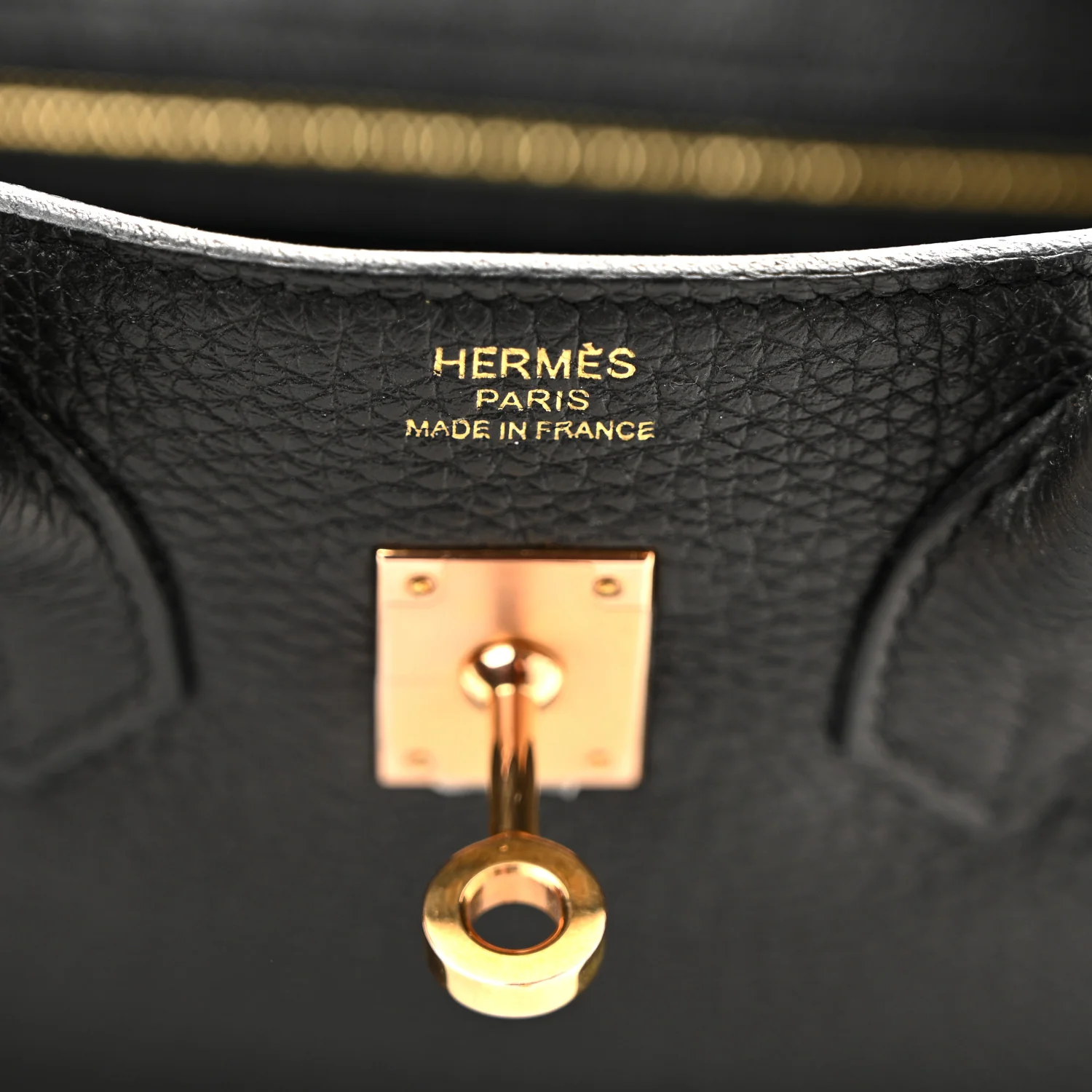 Togo Birkin 25 Black - Image 6
