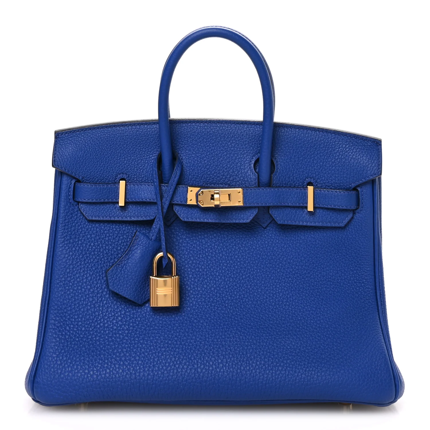 Togo Birkin 25 Bleu Electrique