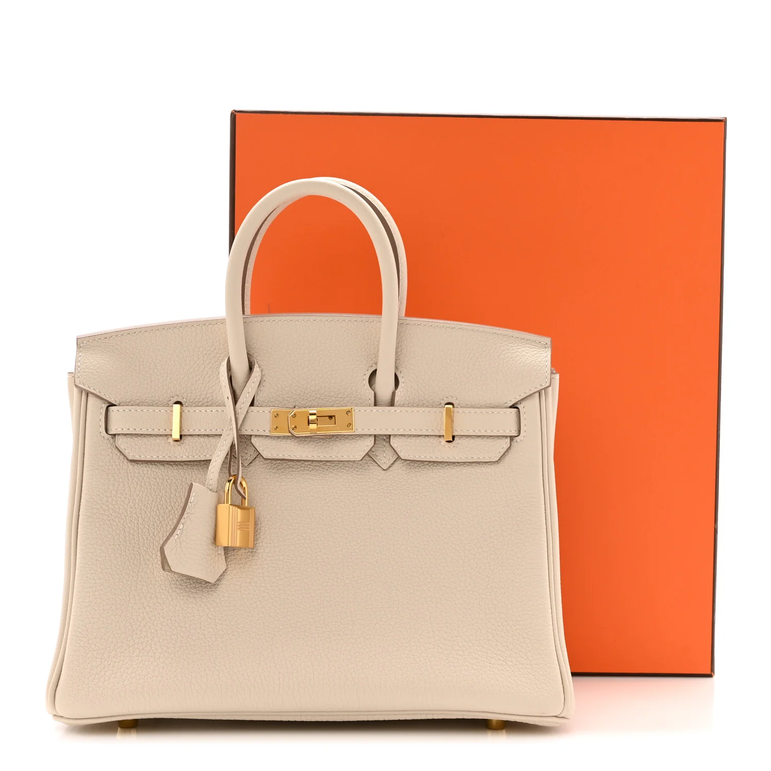 Togo Birkin 25 Craie - Image 11