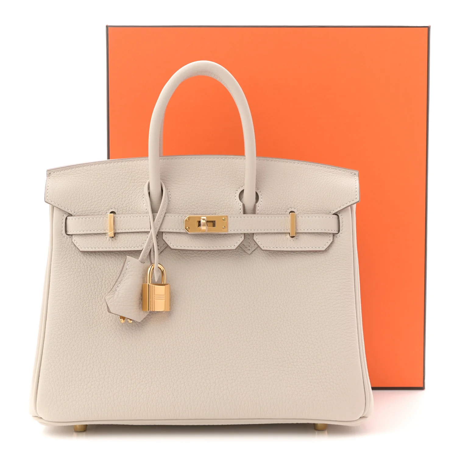 Togo Birkin 25 Craie - Image 11