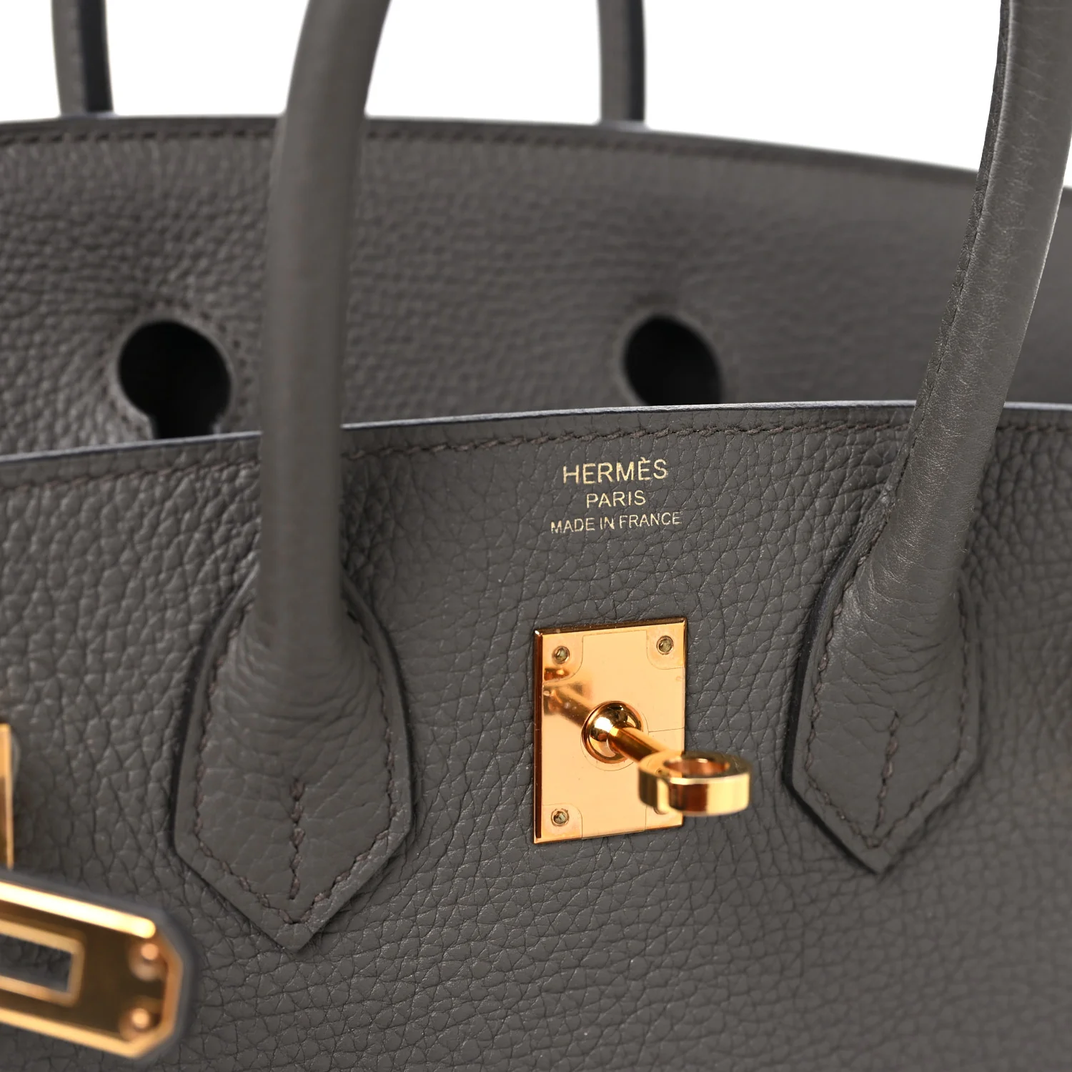 Togo Birkin 25 Etain - Image 6