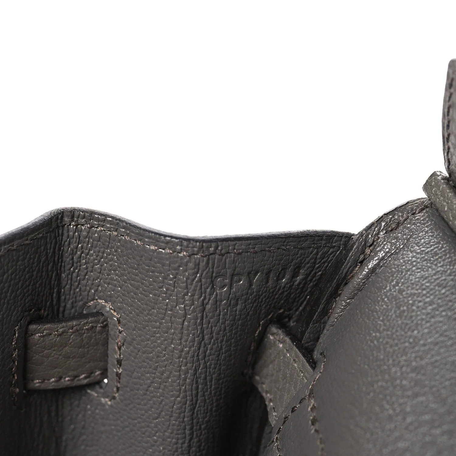 Togo Birkin 25 Etain - Image 7