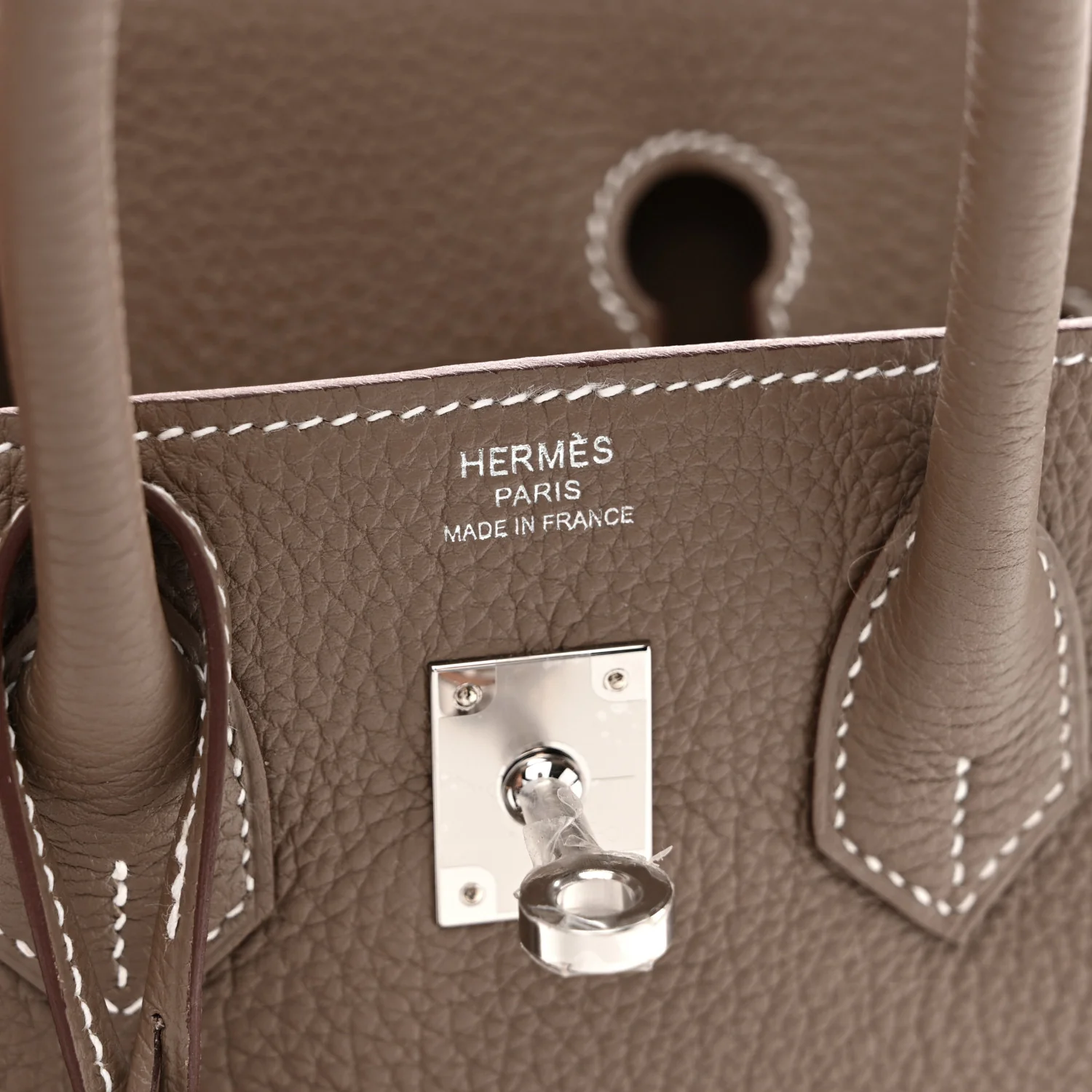Togo Birkin 25 Etoupe - Image 6