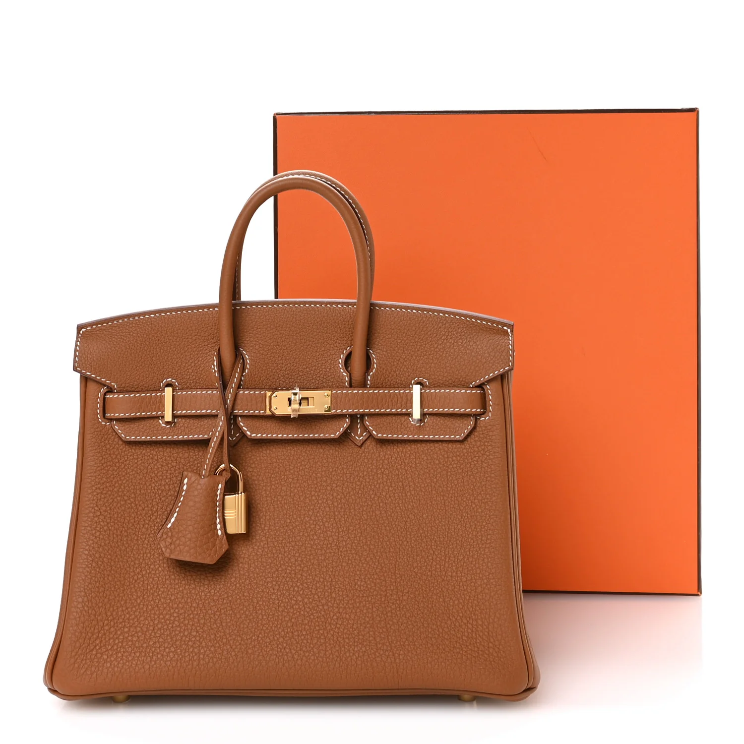 Togo Birkin 25 Gold - Image 11