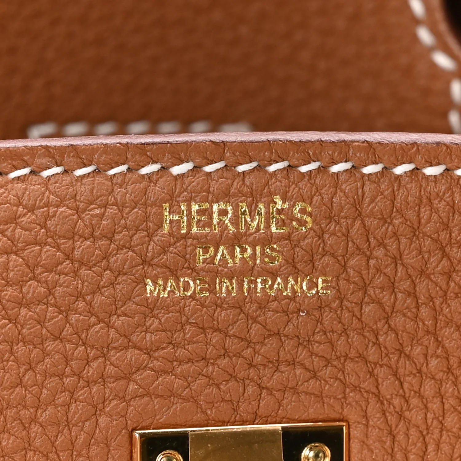 Togo Birkin 25 Gold - Image 6