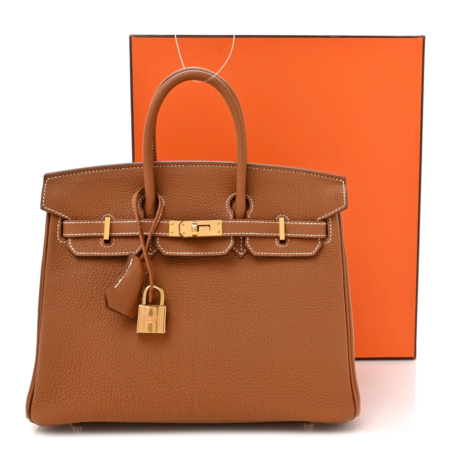 Togo Birkin 25 Gold - Image 11