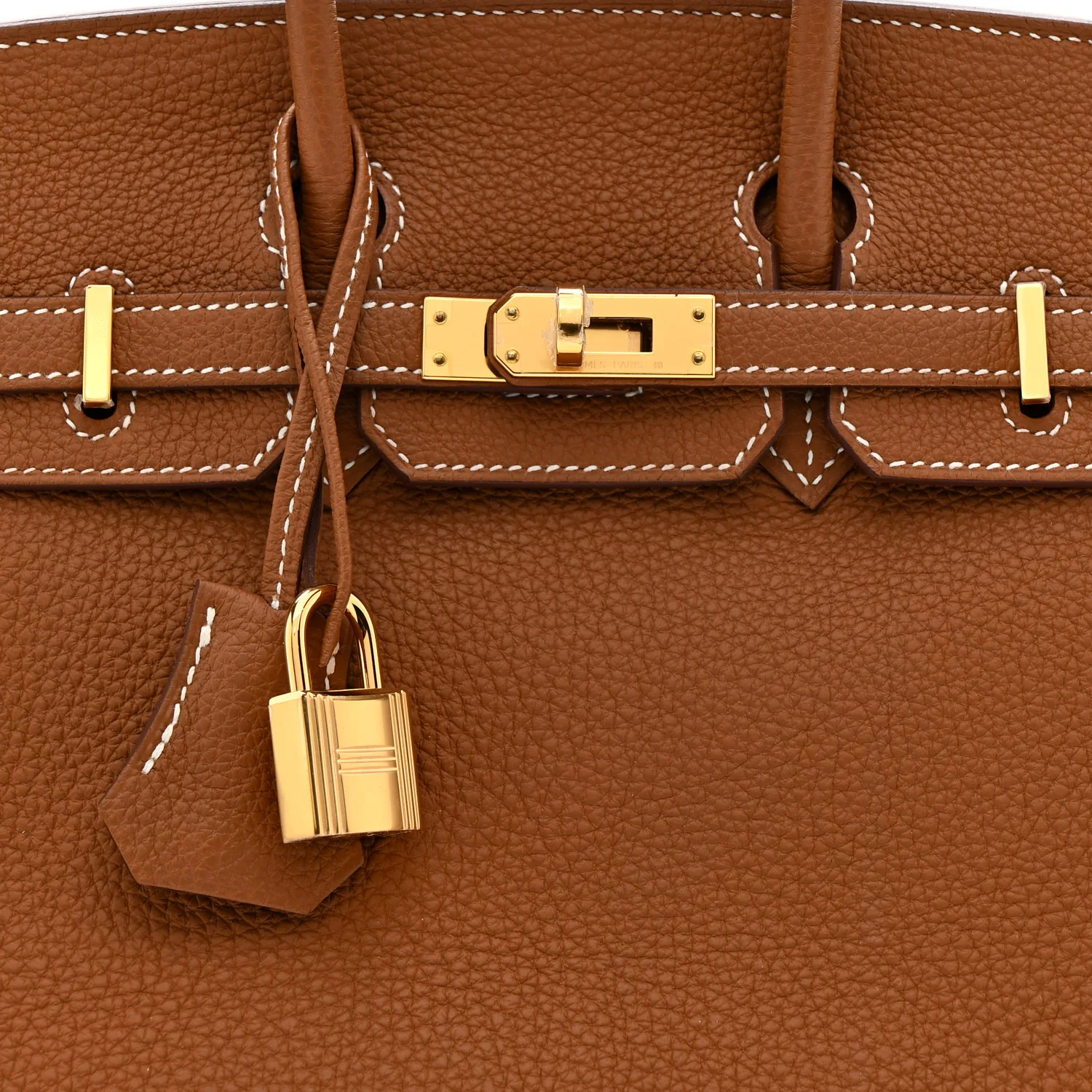 Togo Birkin 25 Gold - Image 8