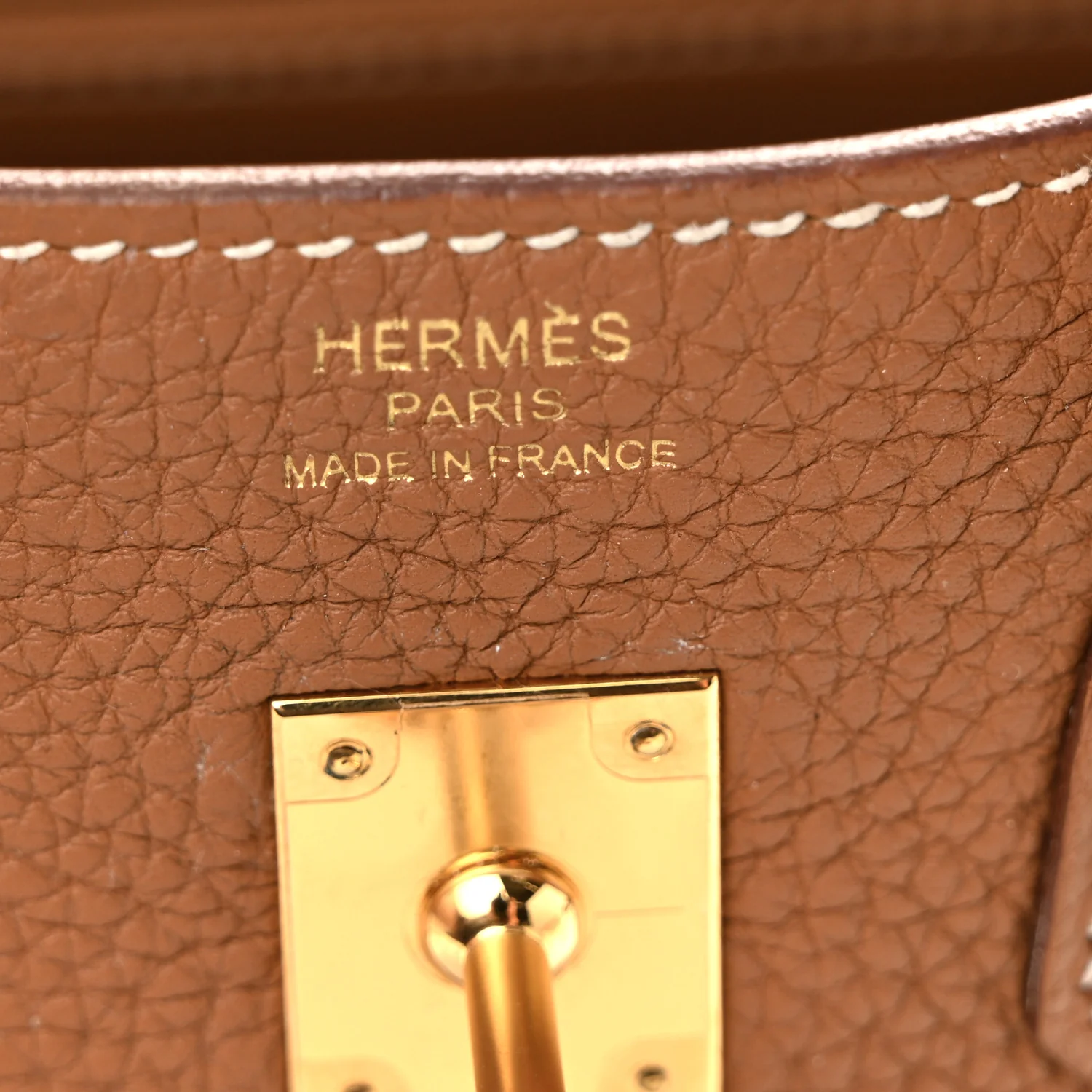 Togo Birkin 25 Gold - Image 12