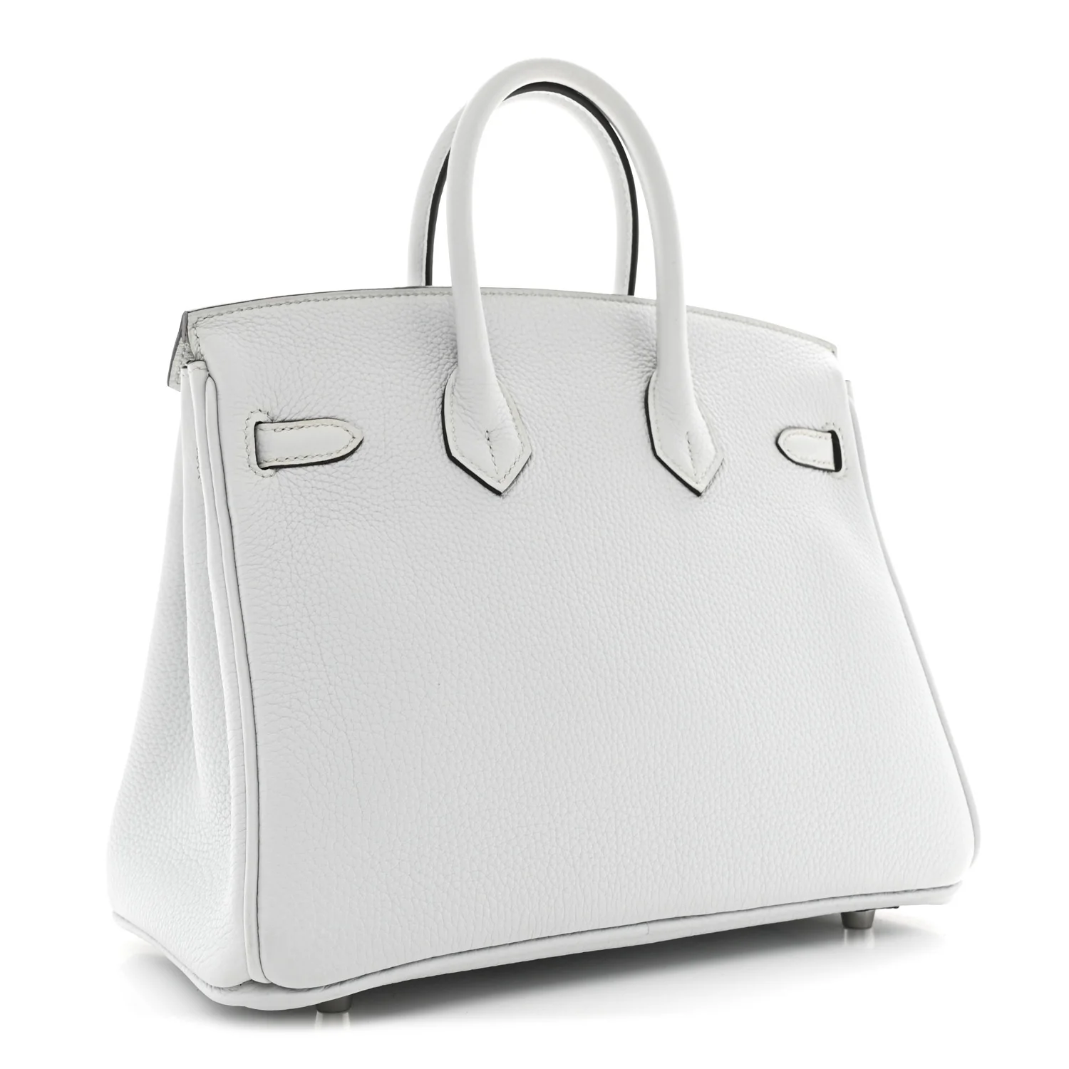 Togo Birkin 25 Gris Platine - Image 2