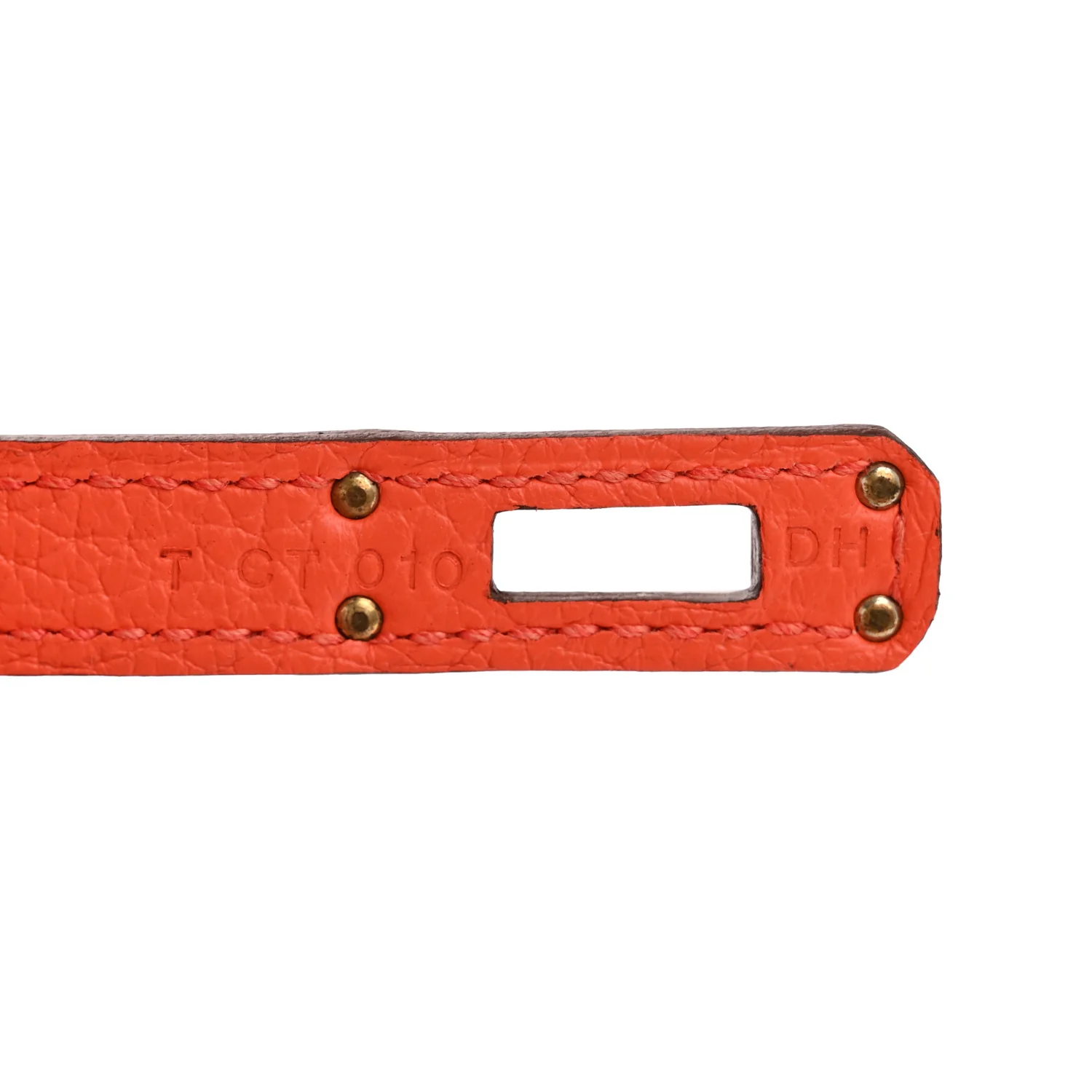 Togo Birkin 25 Orange Poppy - Image 7