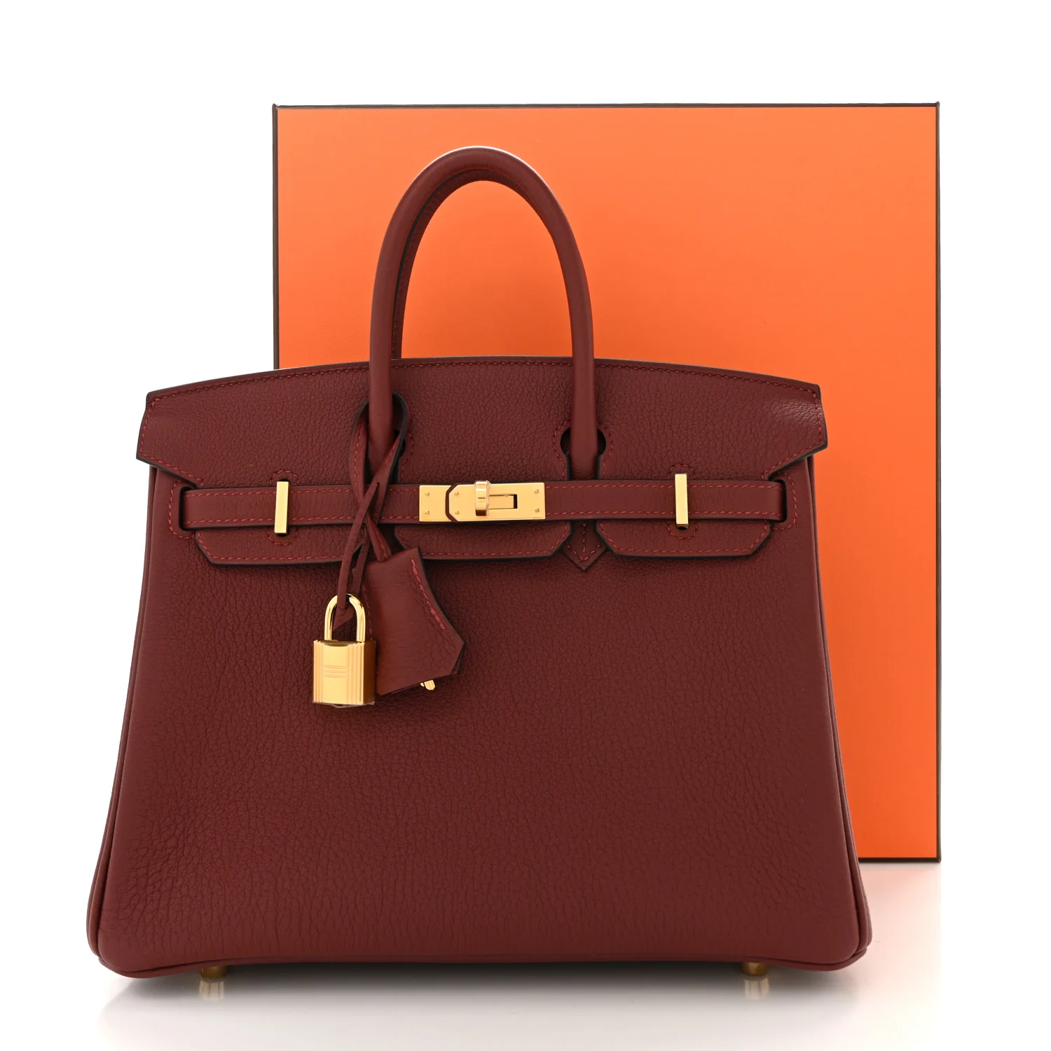 Togo Birkin 25 Rouge H - Image 11