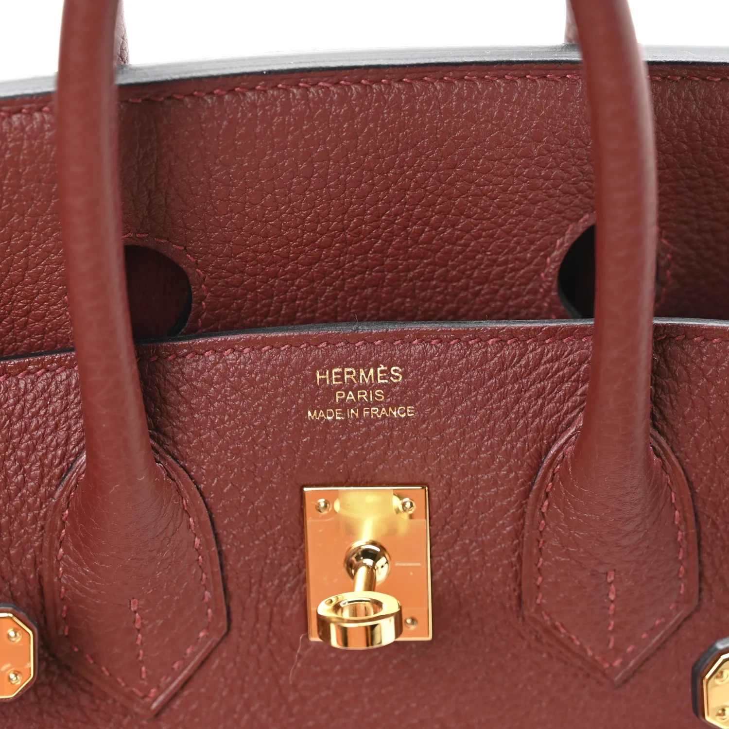 Togo Birkin 25 Rouge H - Image 11