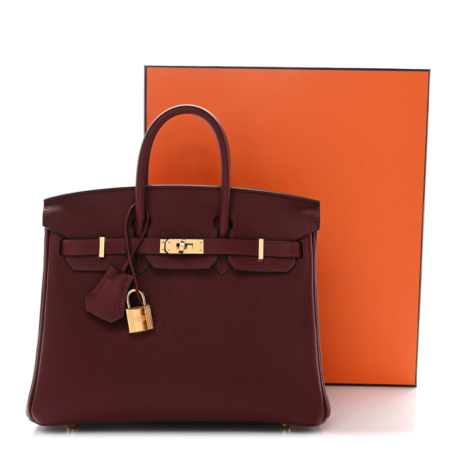 Togo Birkin 25 Rouge H - Image 11
