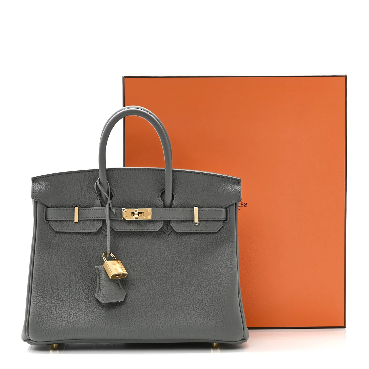 Togo Birkin 25 Vert Amande - Image 11