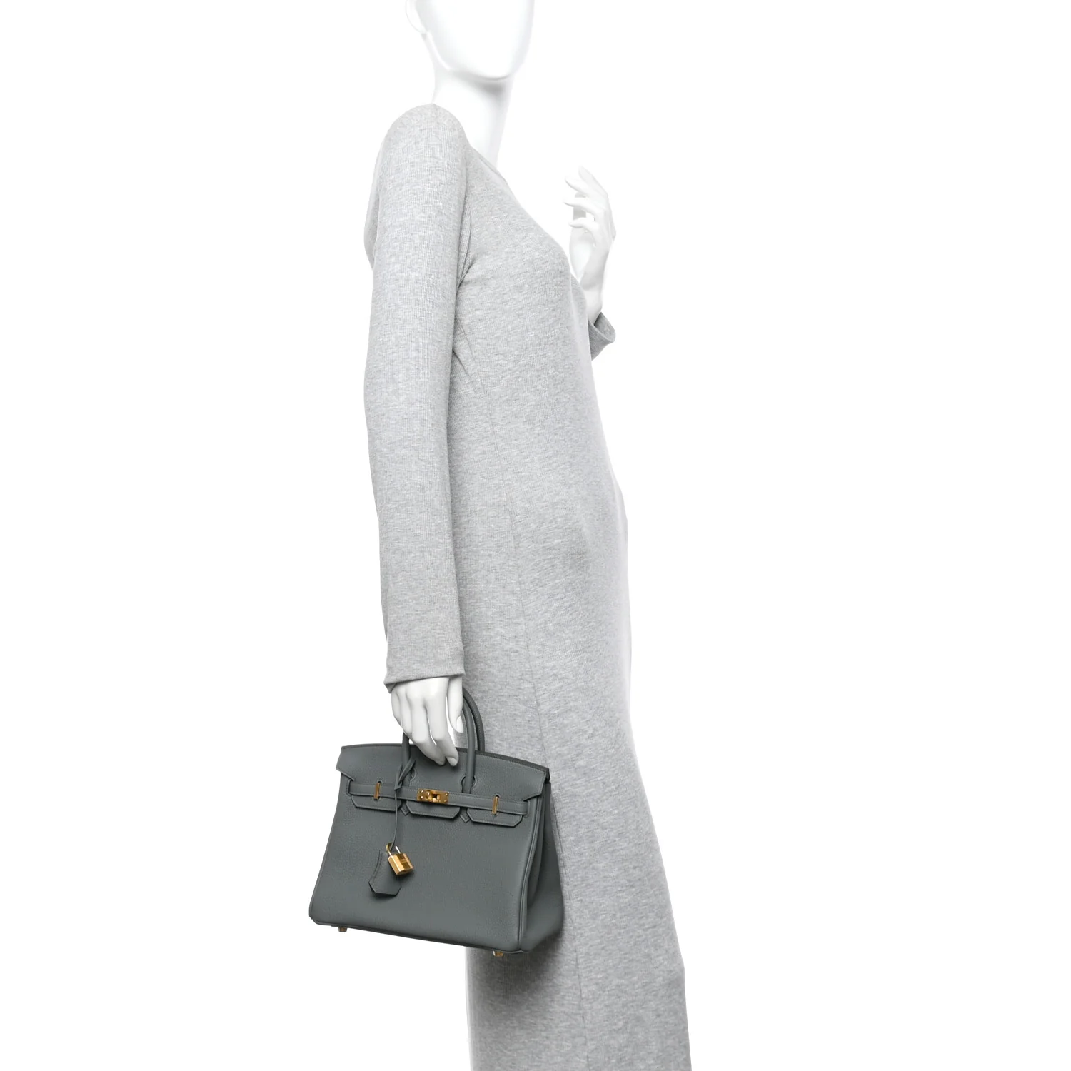 Togo Birkin 25 Vert Amande - Image 2