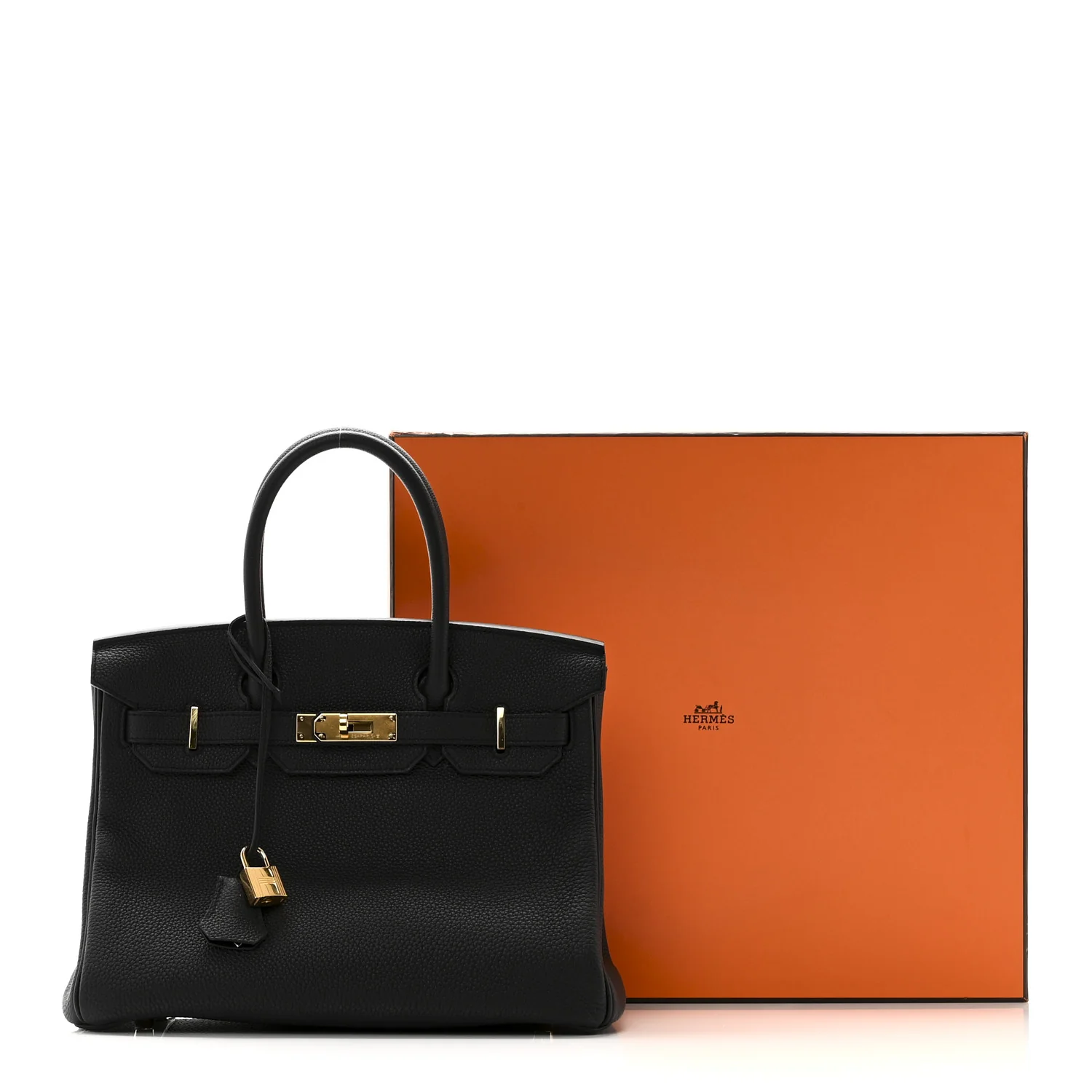 Togo Birkin 30 Black - Image 11