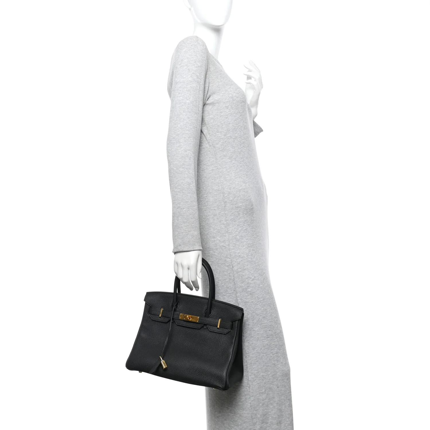 Togo Birkin 30 Black - Image 2