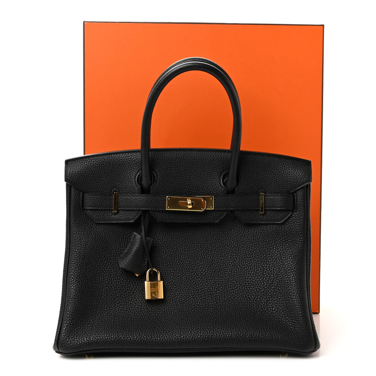 Togo Birkin 30 Black - Image 10