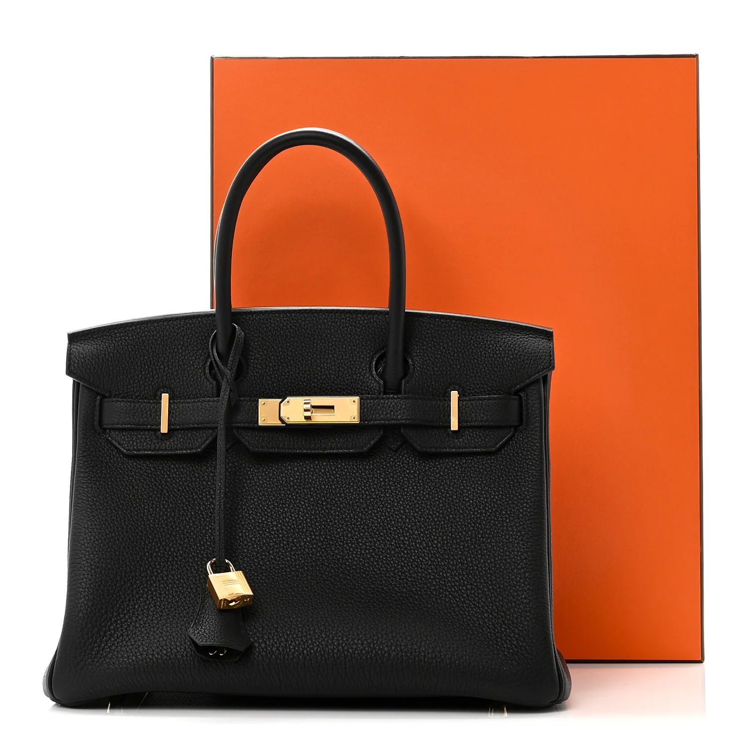 Togo Birkin 30 Black - Image 11