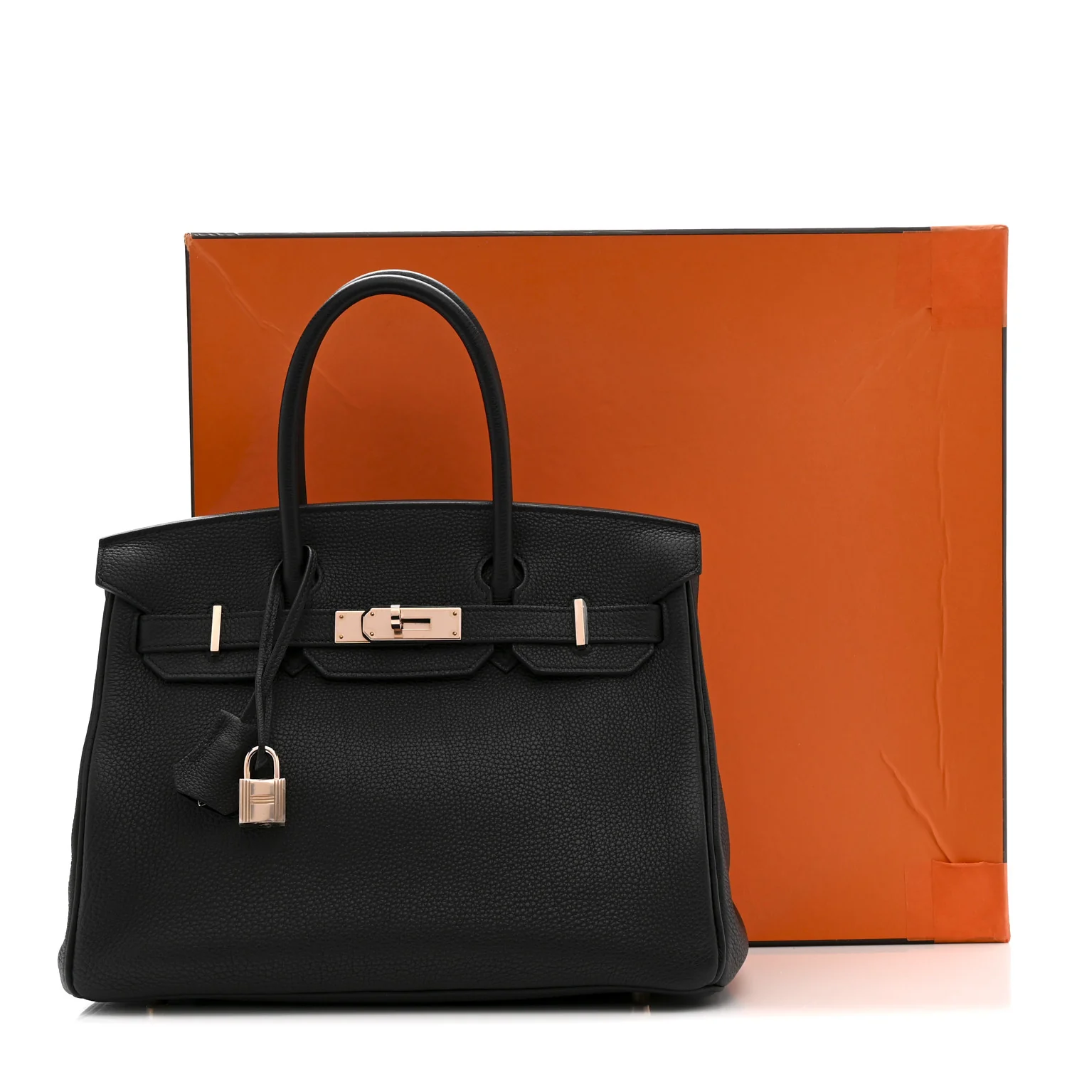 Togo Birkin 30 Black - Image 11