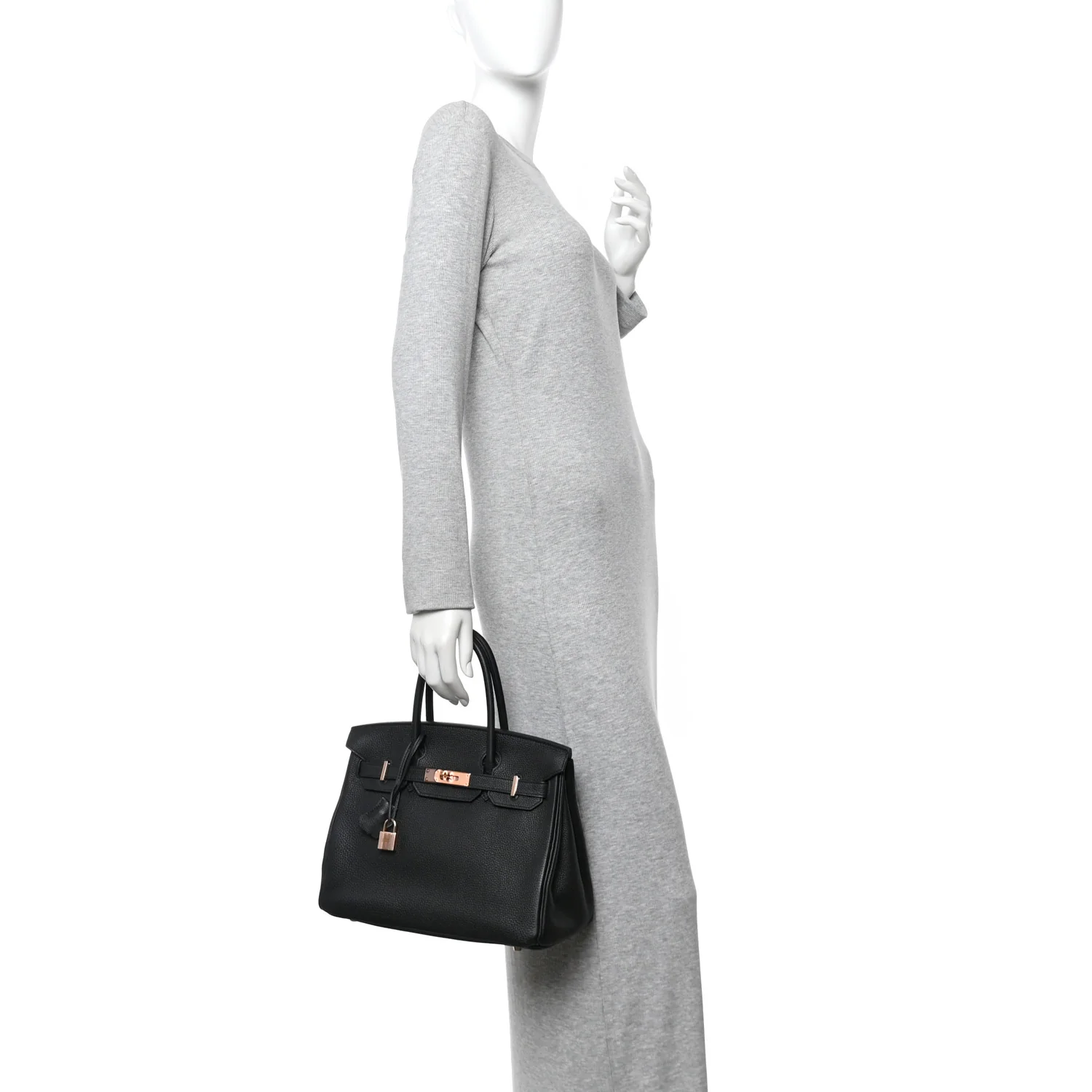 Togo Birkin 30 Black - Image 2
