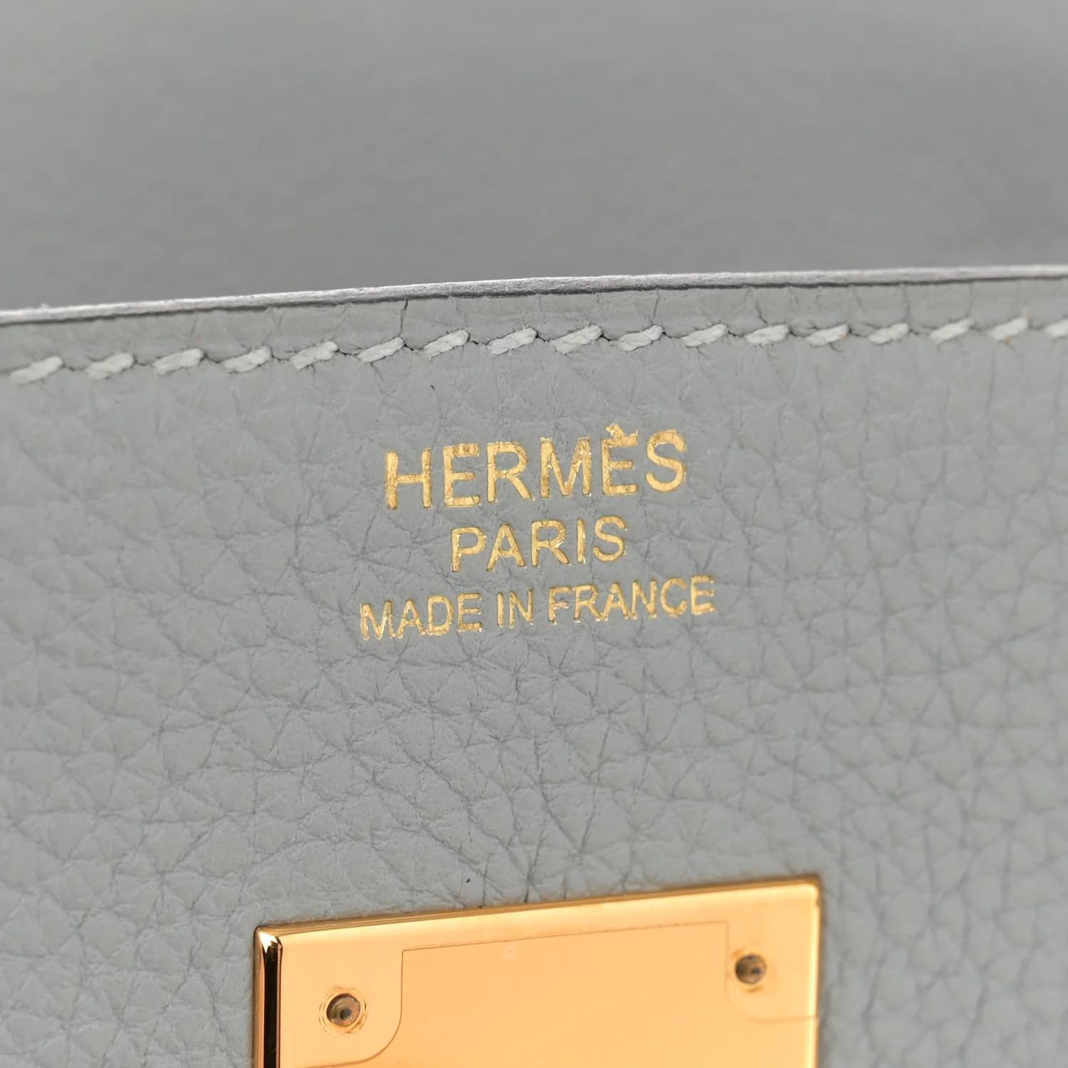 Togo Birkin 30 Bleu Glacier - Image 6