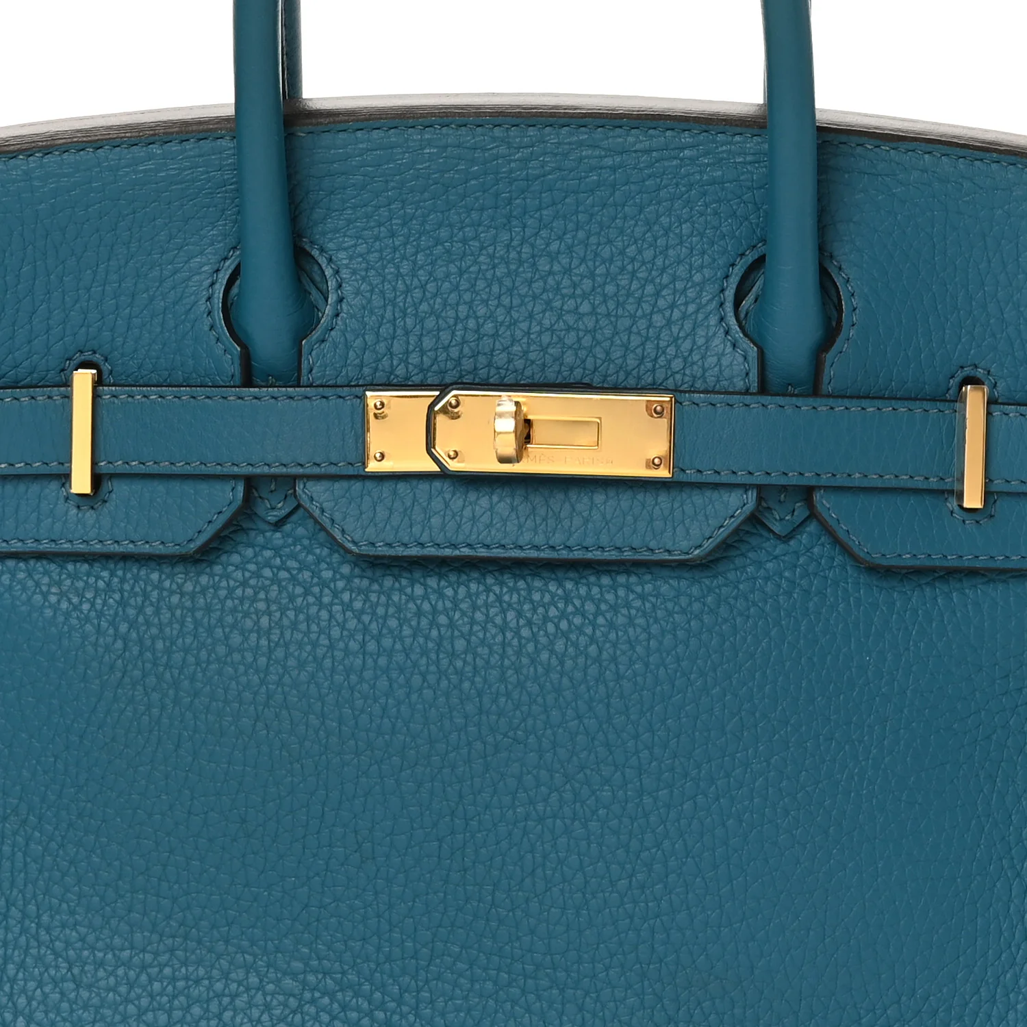 Togo Birkin 30 Bleu Izmir - Image 9