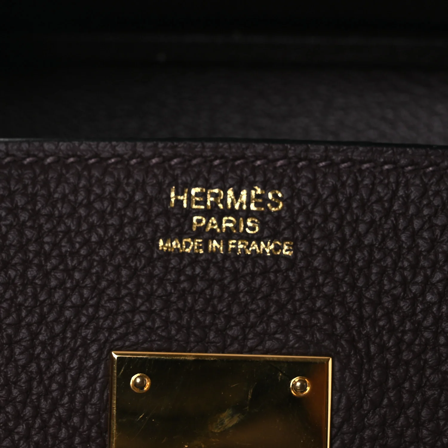 Togo Birkin 30 Chocolate - Image 6