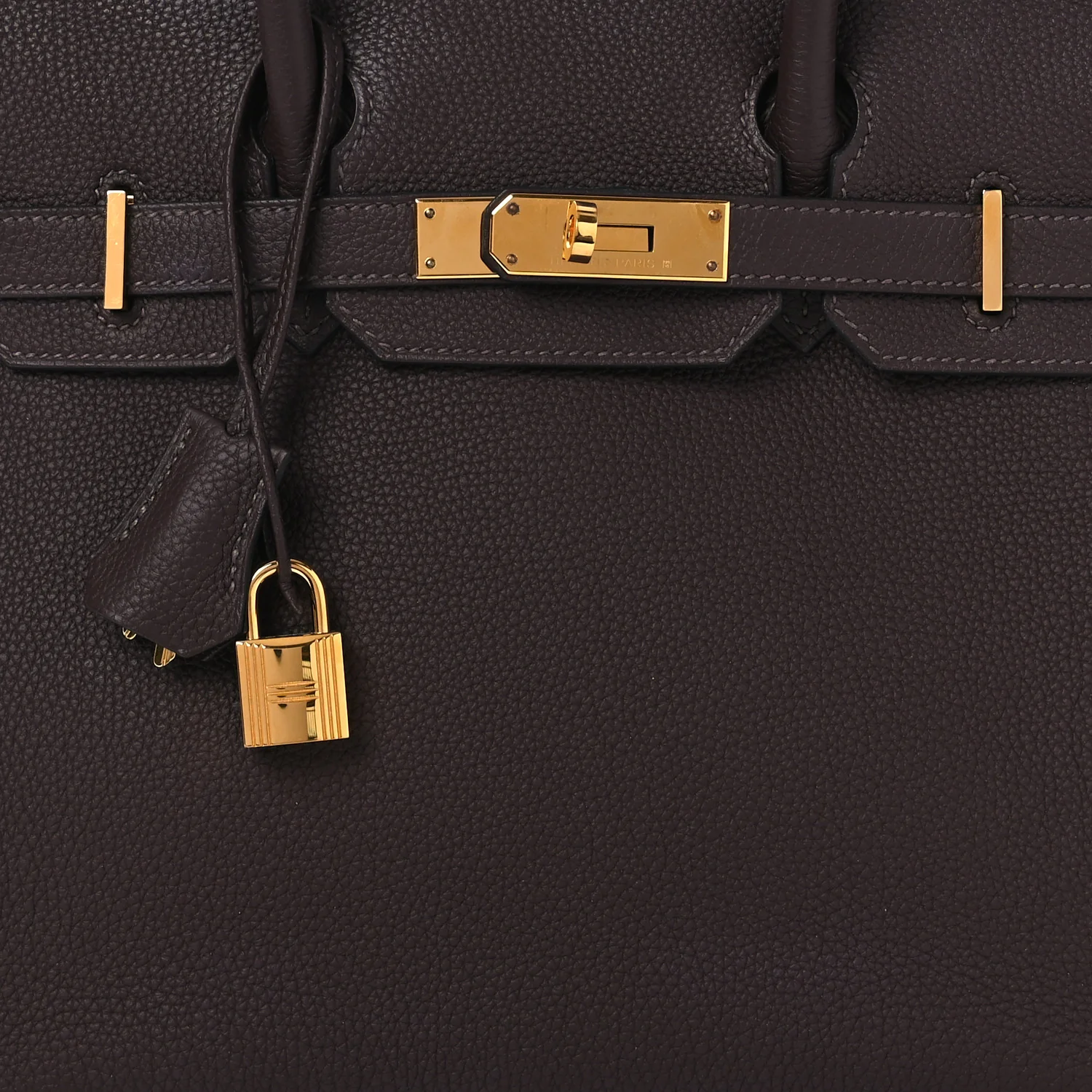 Togo Birkin 30 Chocolate - Image 8