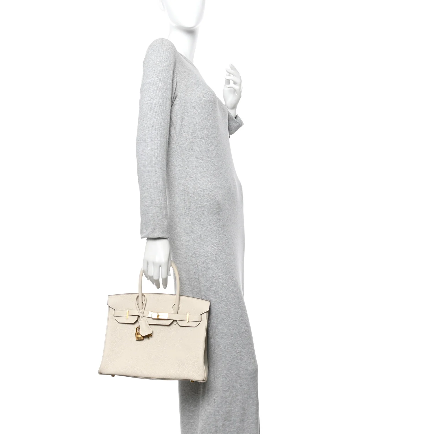 Togo Birkin 30  Craie - Image 2