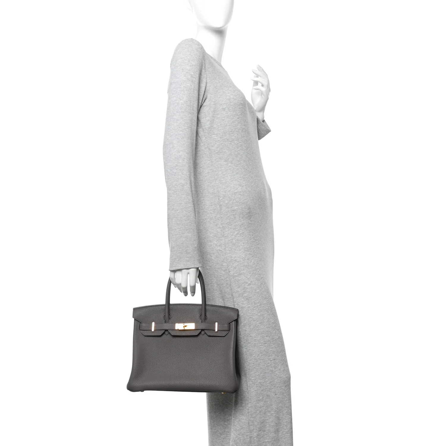 Togo BIRKIN 30 Etain - Image 2