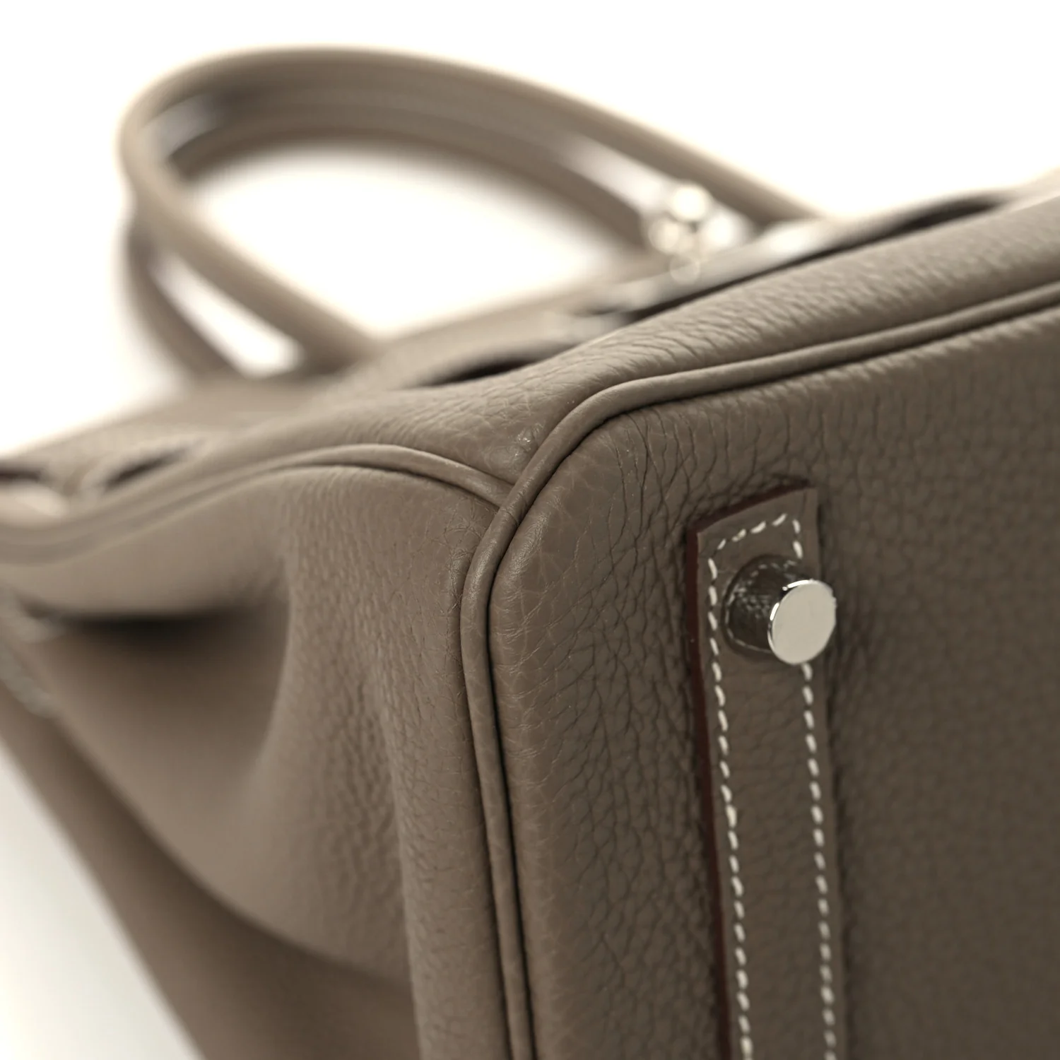 Togo Birkin 30 Etoupe - Image 9
