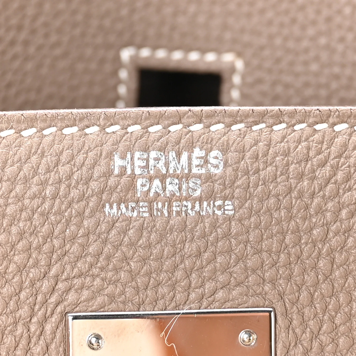 Togo Birkin 30 Etoupe - Image 6